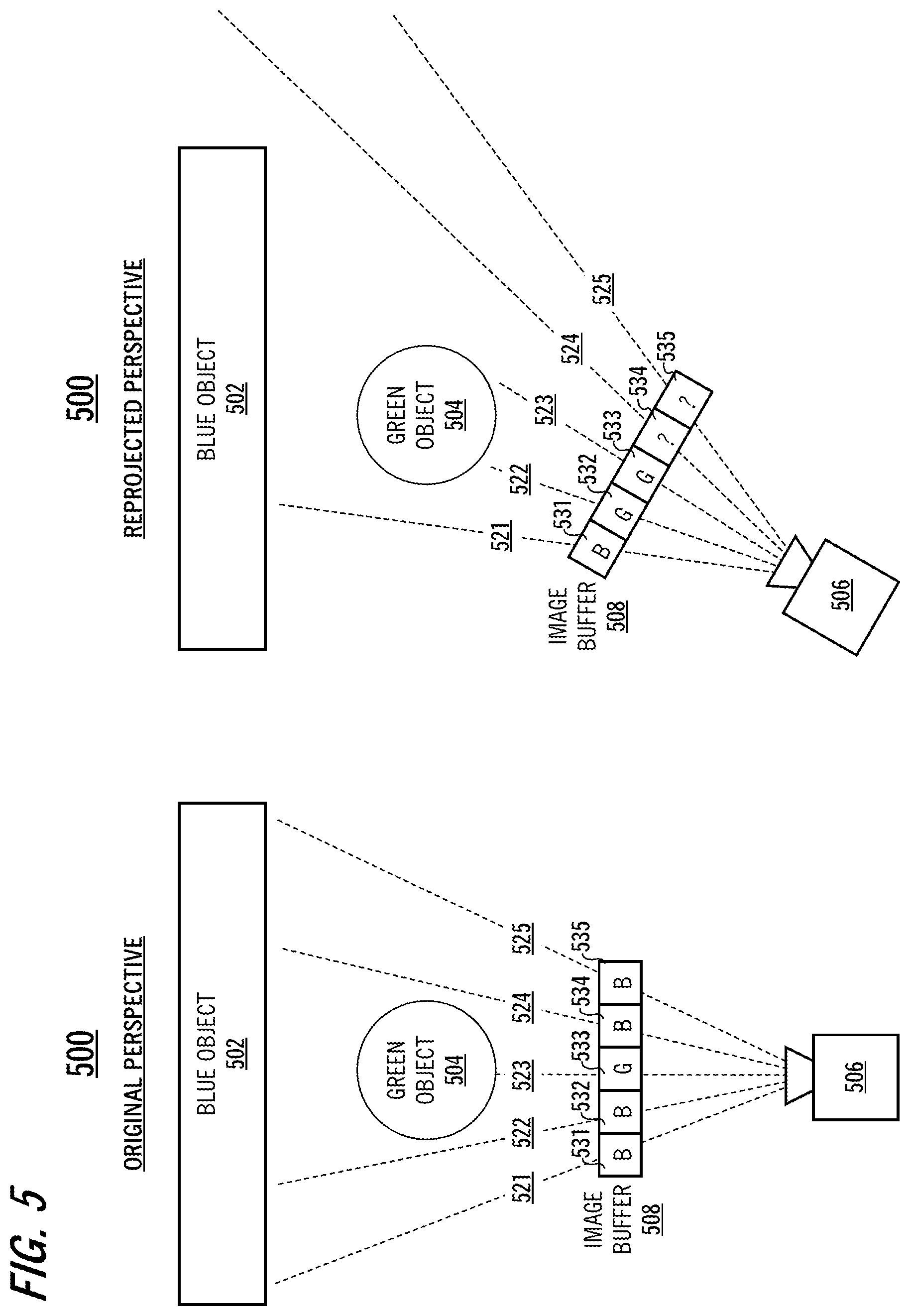 Patent US12322071 Figure 5 – Temporal de-noising
