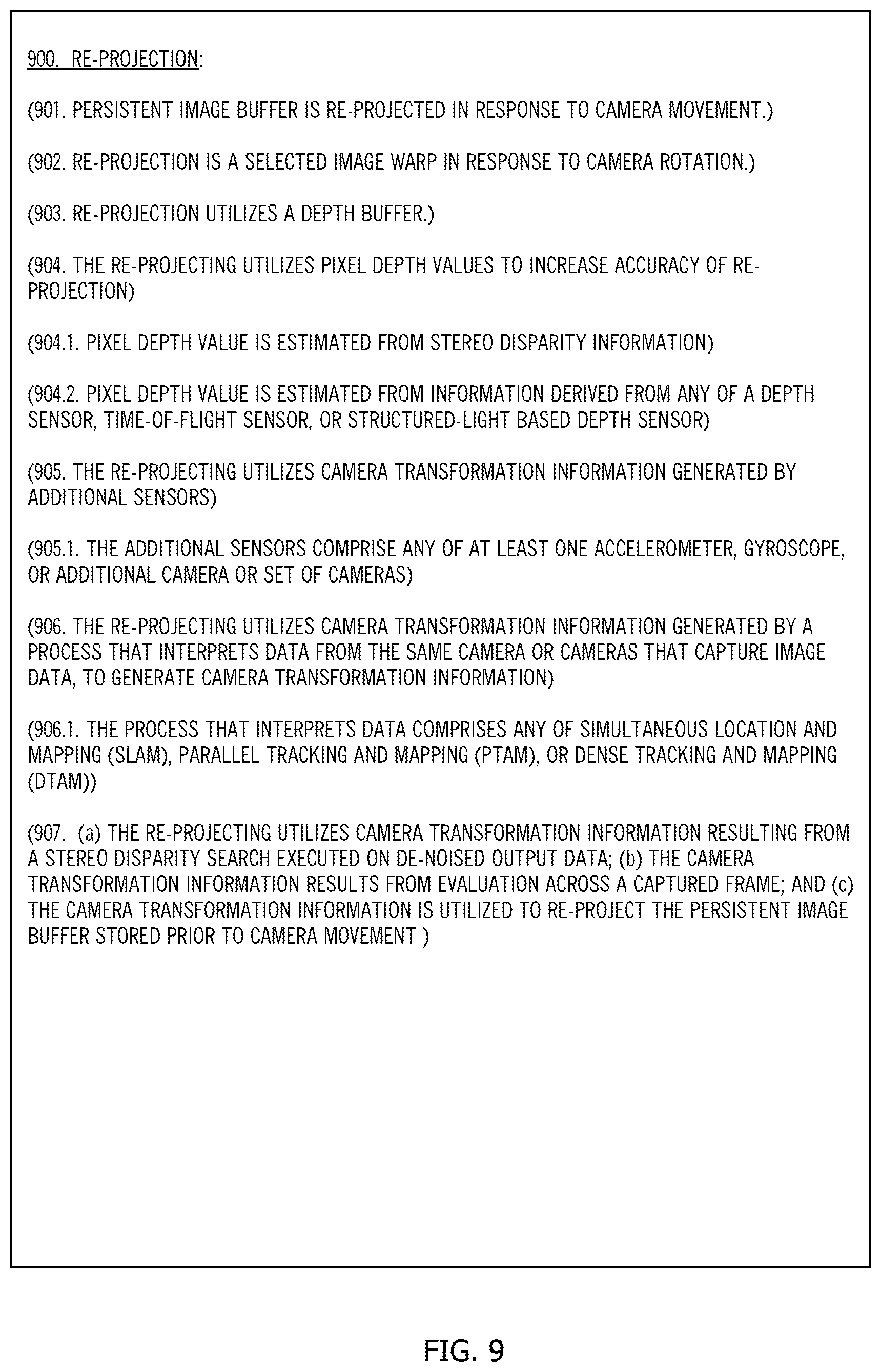 Patent US12322071 Figure 9 – Temporal de-noising