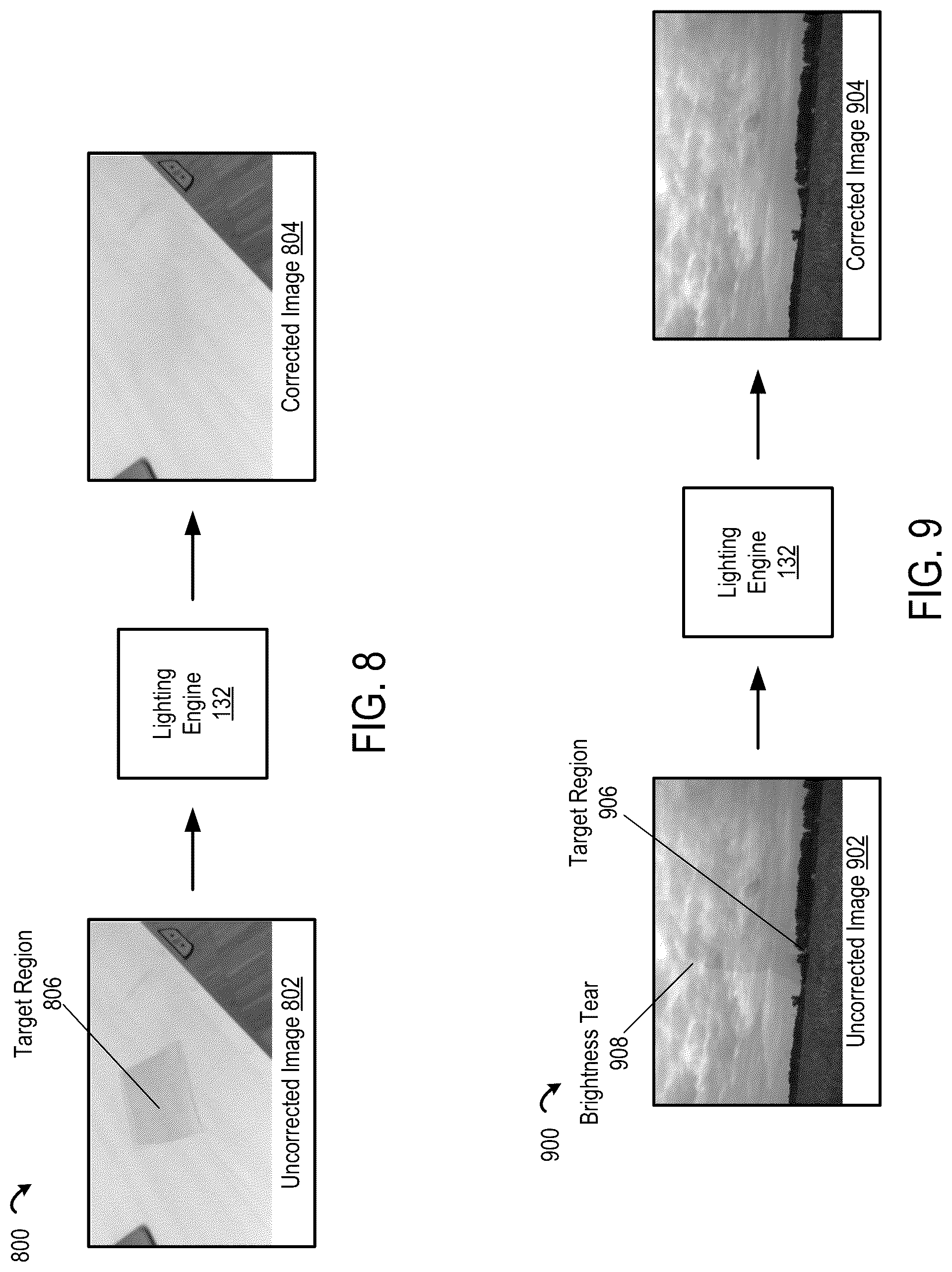 Patent US12322074 Figure 6 – Corrective lighting for video inpainting