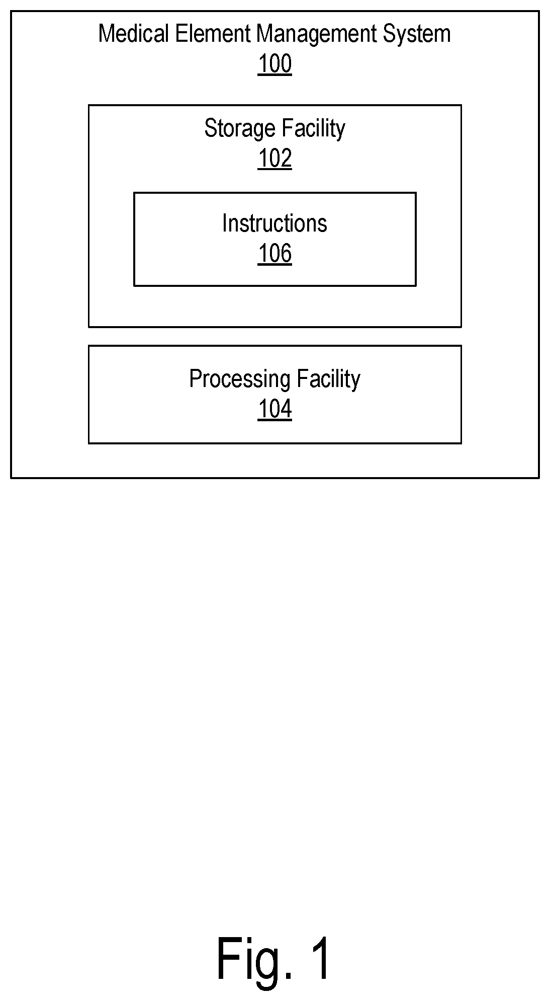 Patent US12322089 Figure 1 – Physical medical element sizing systems and methods
