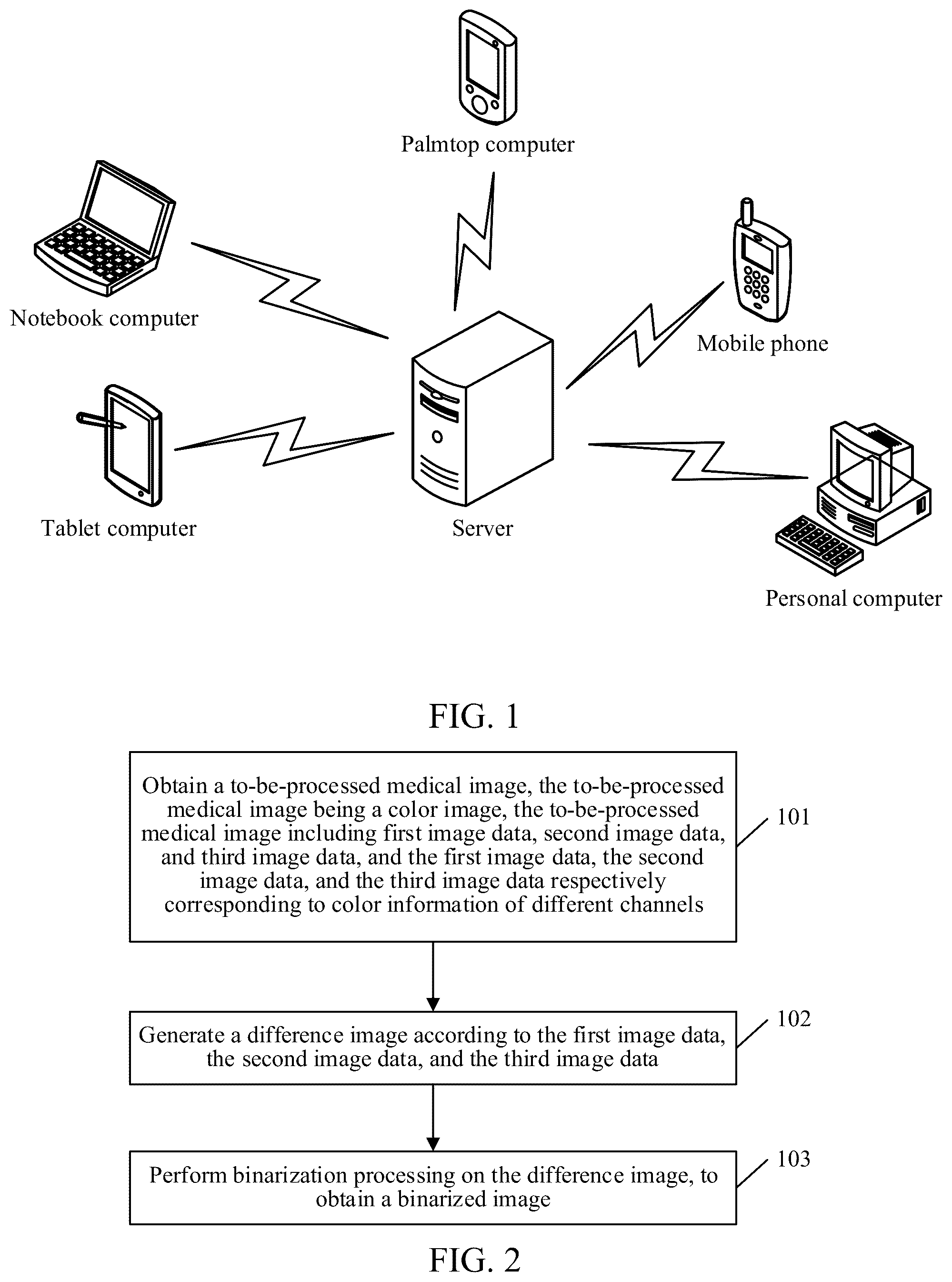 Patent US12322092 Figure 1 – Medical image processing method and apparatus, image processing method and apparatus, terminal and storage medium
