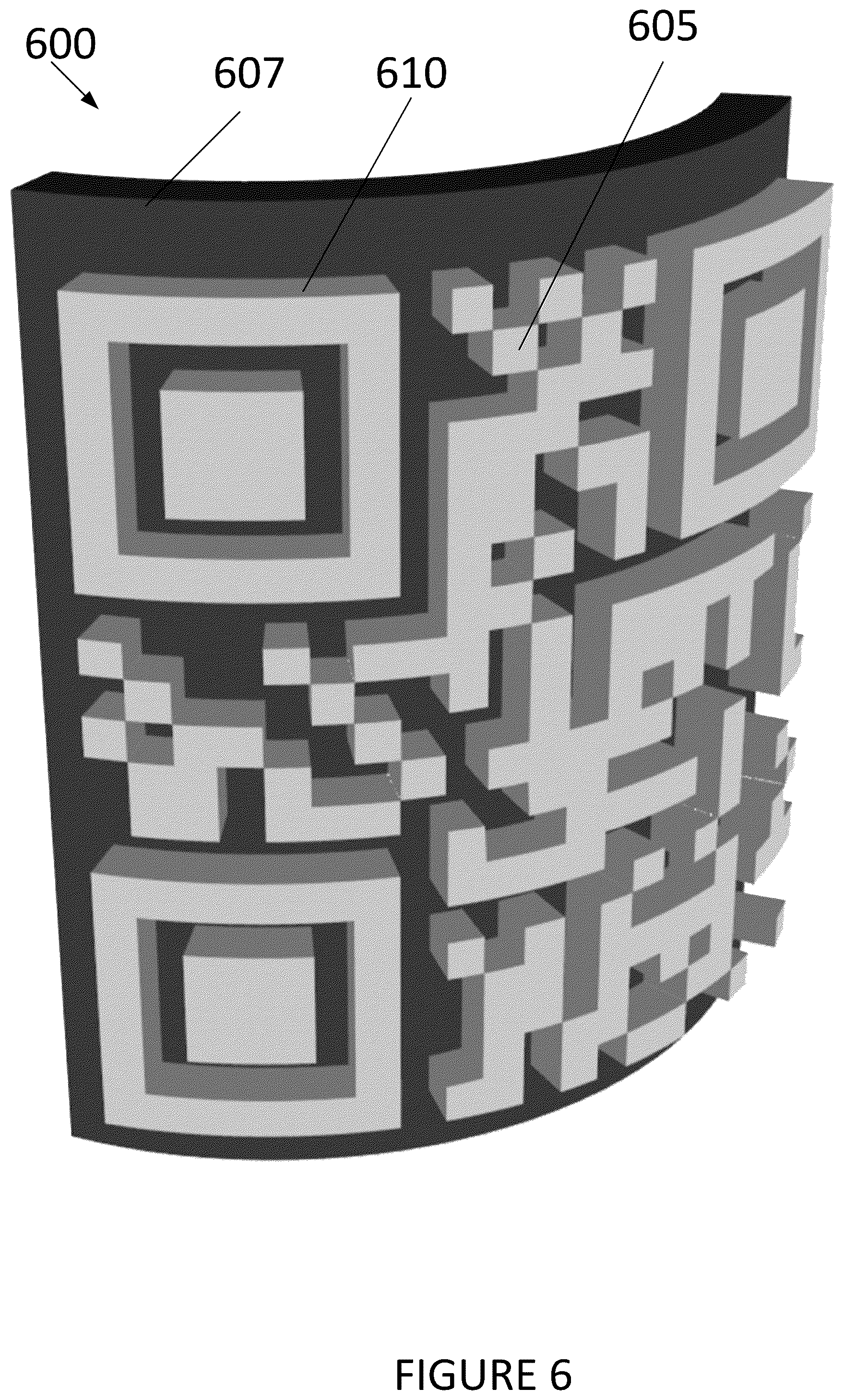 Patent US12322113 Figure 6 – Methods and systems for tactile, touch readable labels on tangible goods