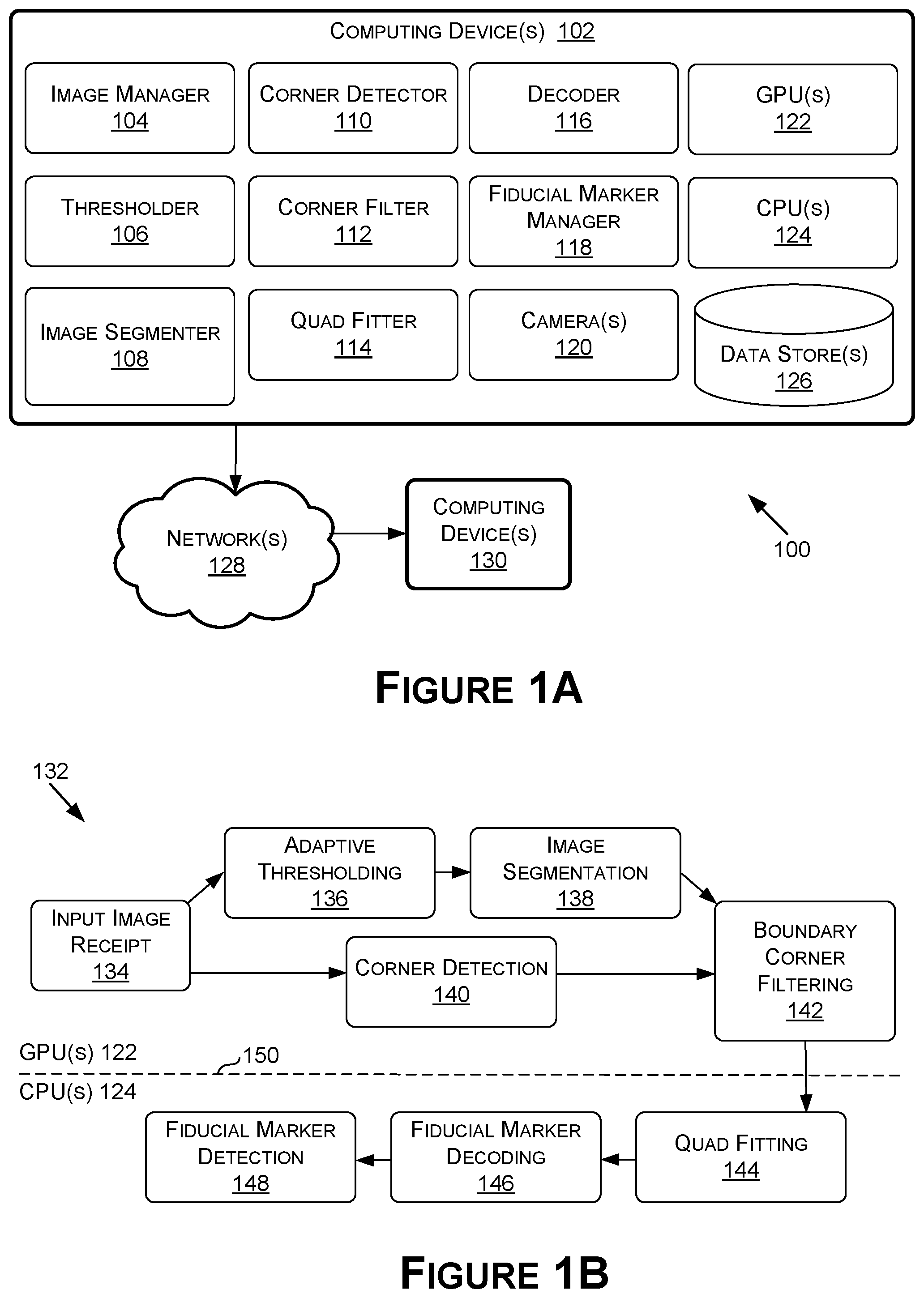 Patent US12322114 Figure 1 – Graphical fiducial marker identification