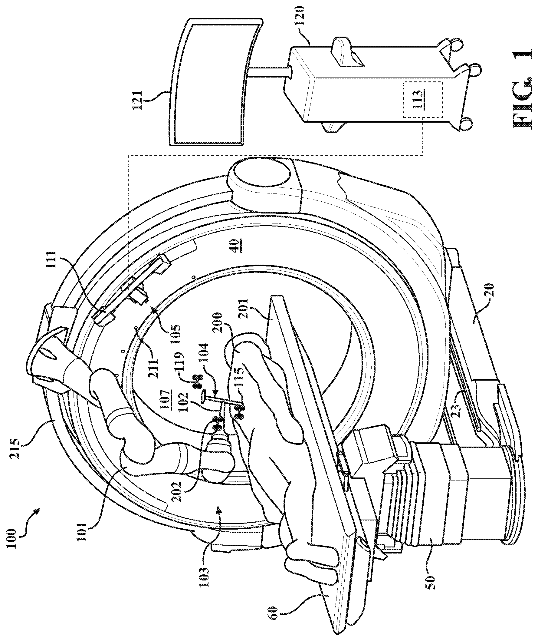 Patent US12322124 Figure 1 – Methods and systems for performing image registration in a computer-assisted surgery system