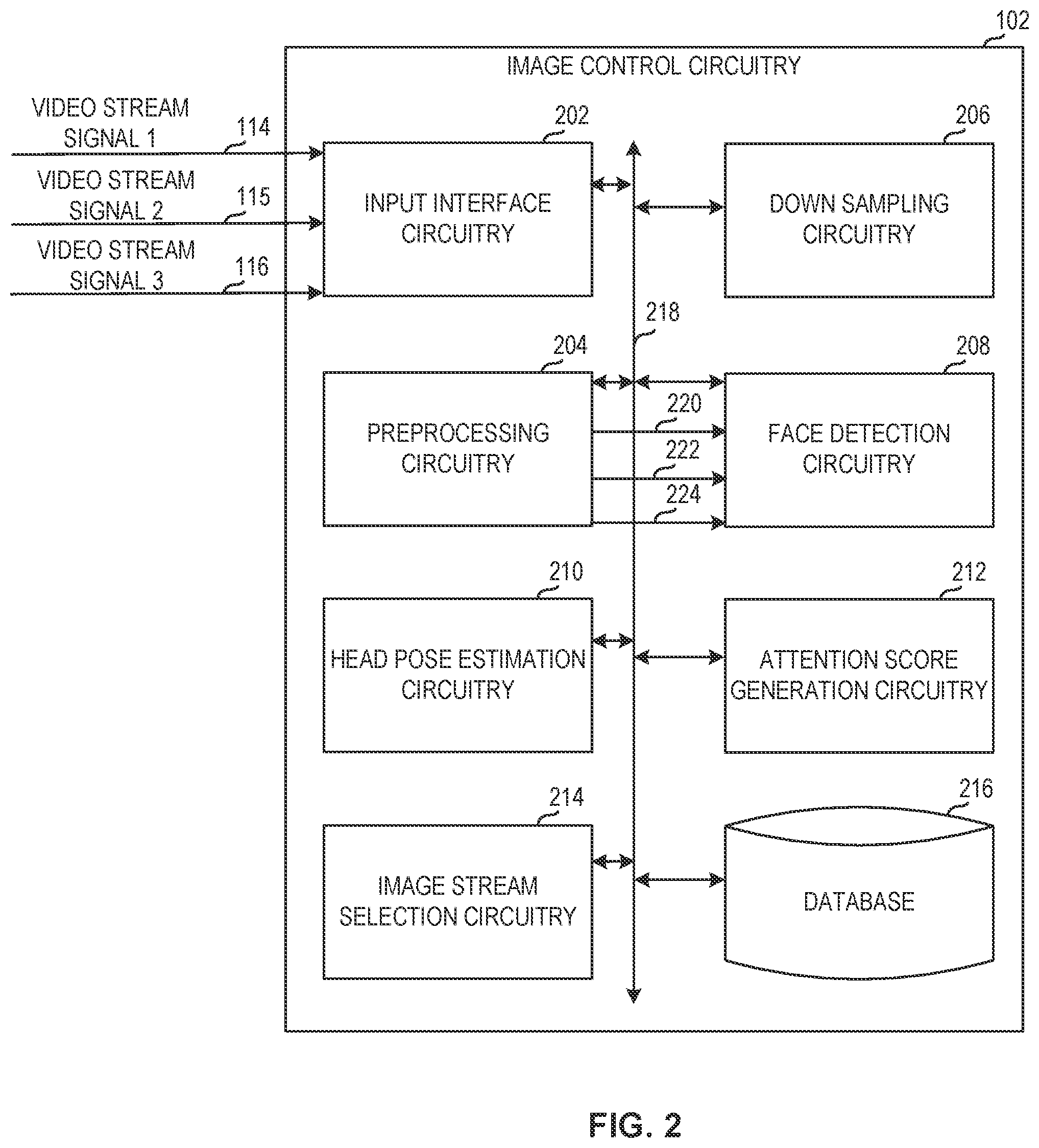 Patent US12322136 Figure 2 – Methods, systems, apparatus, and articles of manufacture for camera image stream selection for electronic user devices