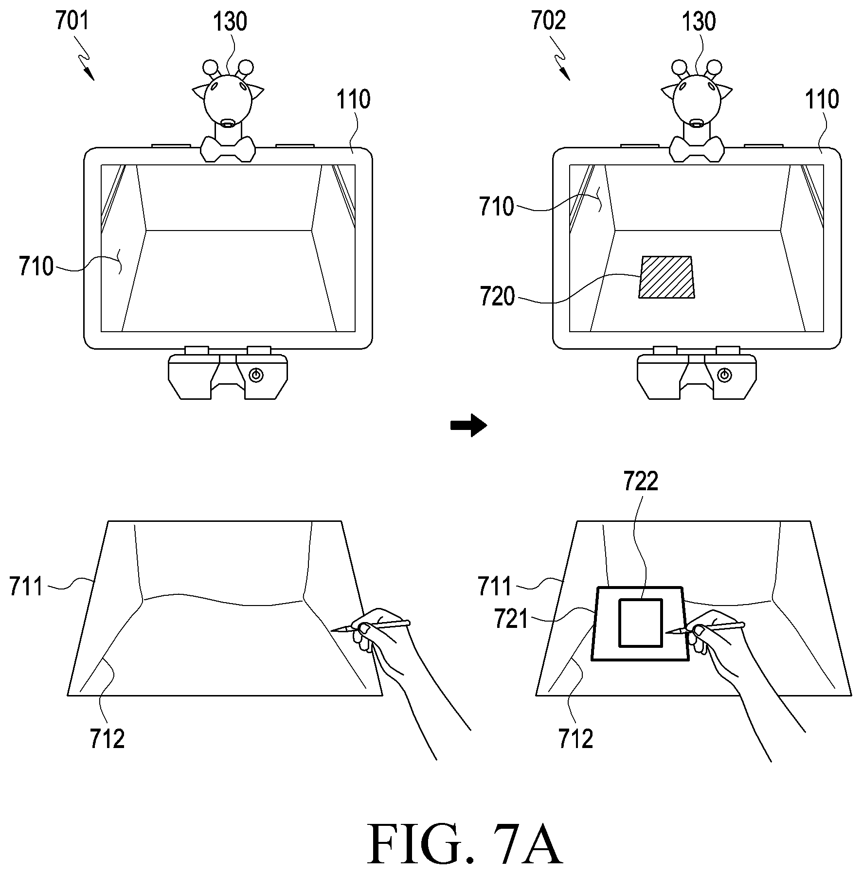 Patent US12322149 Figure 8 – Electronic device for implementing metaverse environment using drawing motion and method for operating the same
