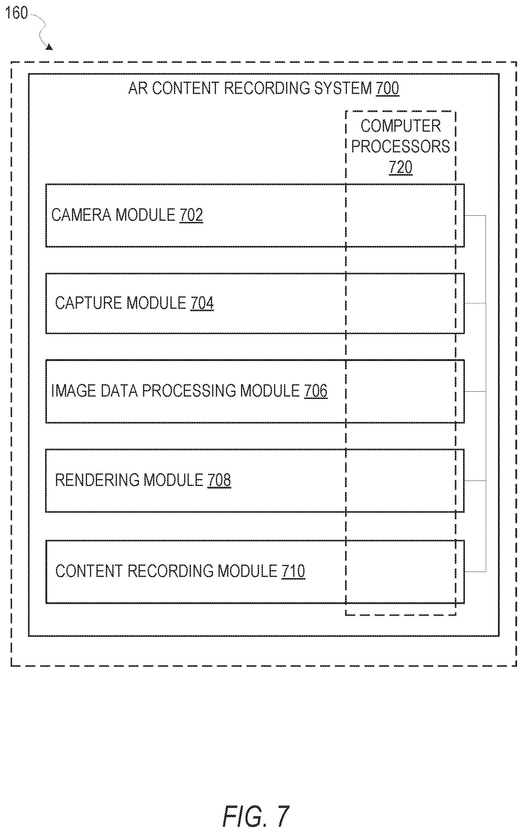 Patent US12322166 Figure 7 – Detection and obfuscation of display screens in augmented reality content