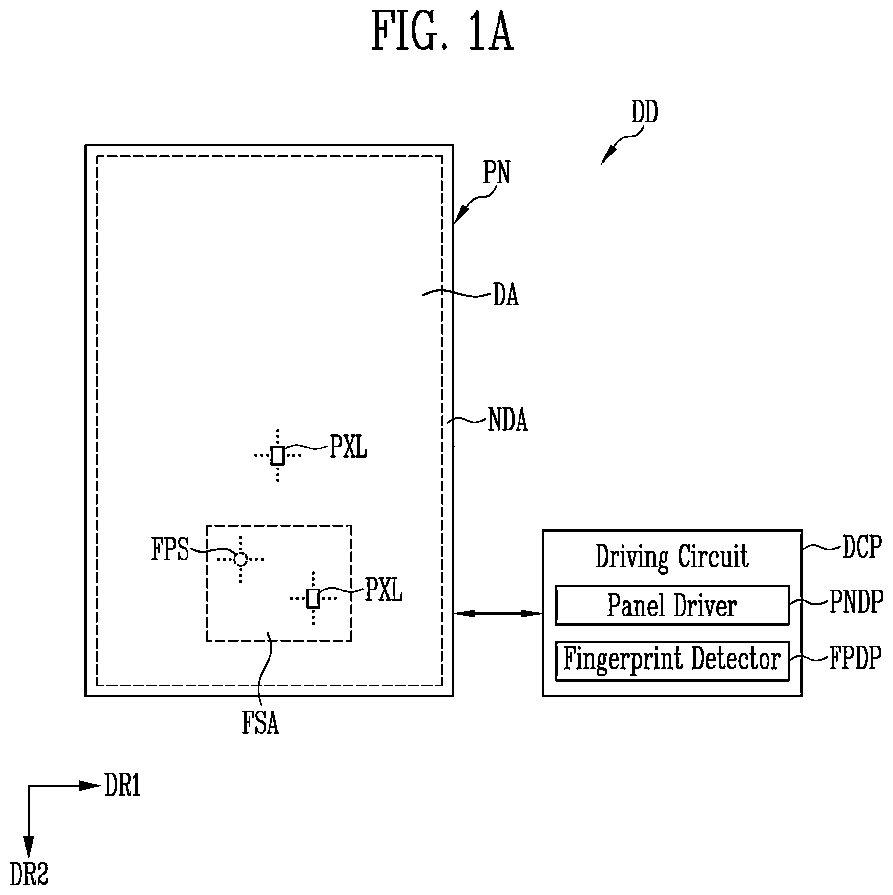 Patent US12322171 Figure 1 – Display device and driving method thereof