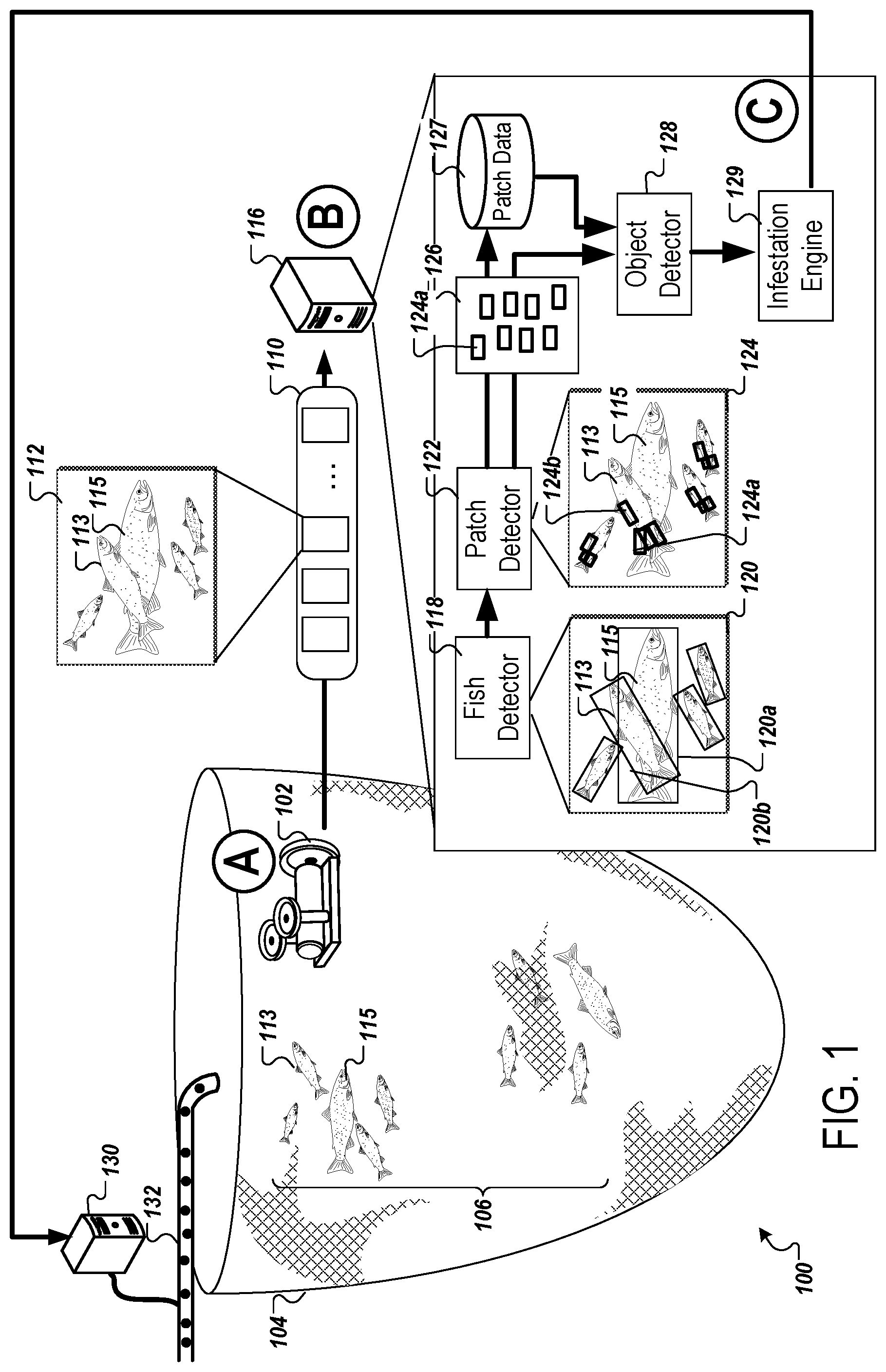 Patent US12322173 Figure 1 – Enhanced object detection
