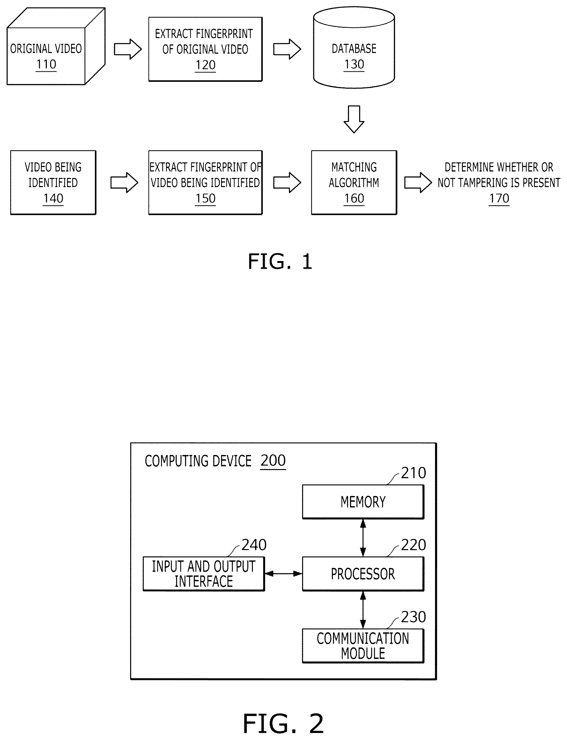 Patent US12322181 Figure 1 – Method and apparatus for extracting a fingerprint of video having a plurality of frames