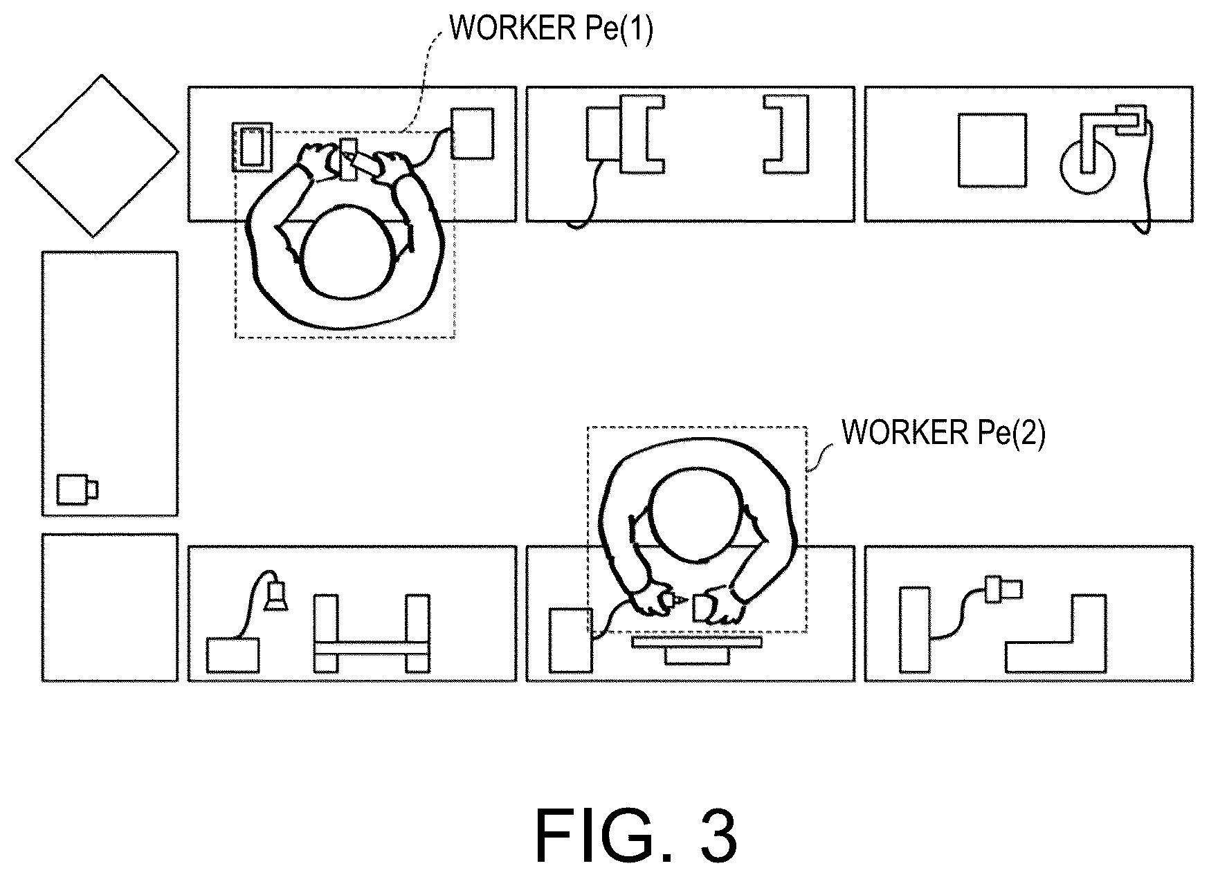 Patent US12322183 Figure 3 – Information processing device for improving work process, information processing method, and recording medium
