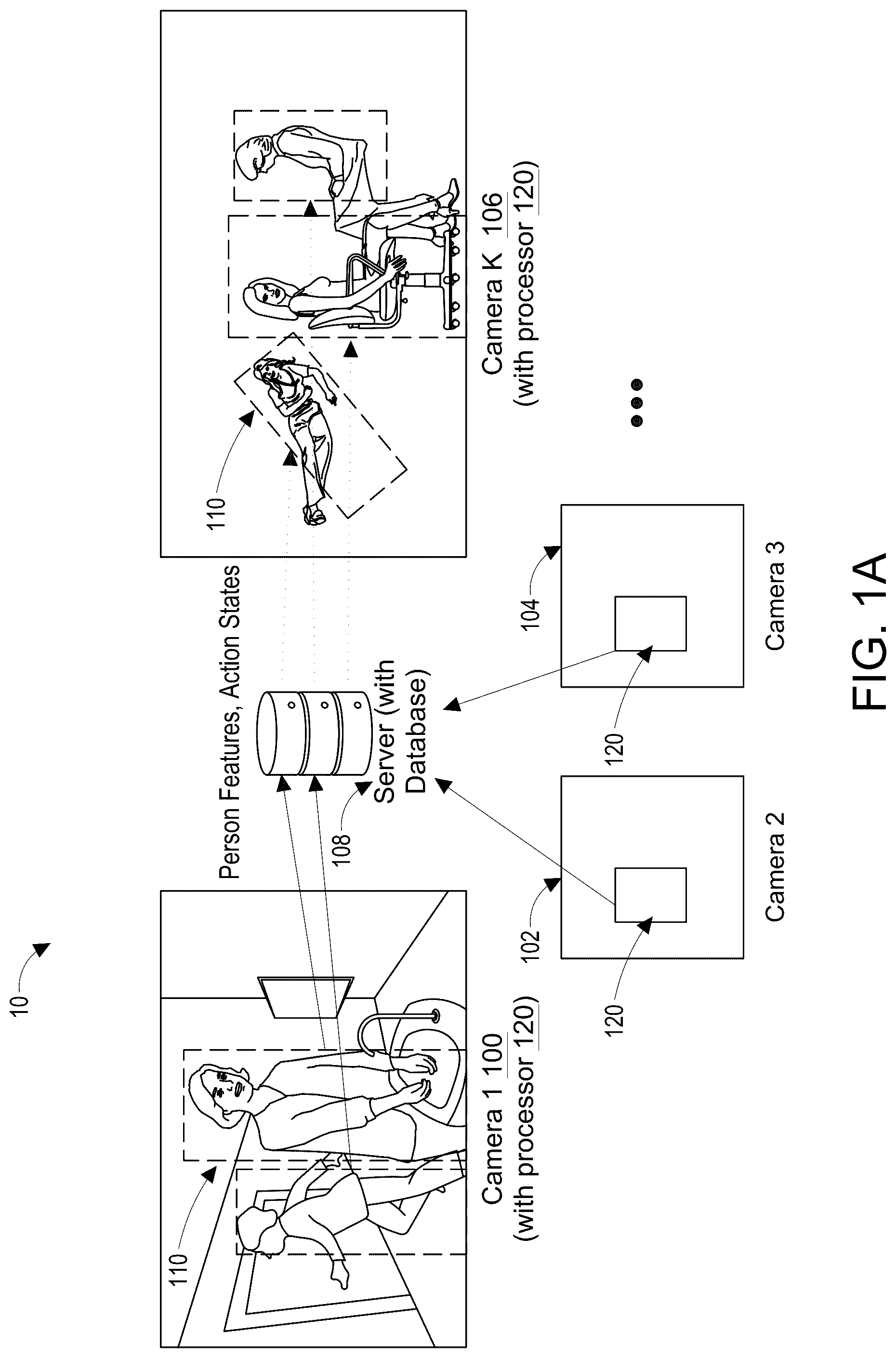 Patent US12322185 Figure 1 – System and method for monitoring clinical activities