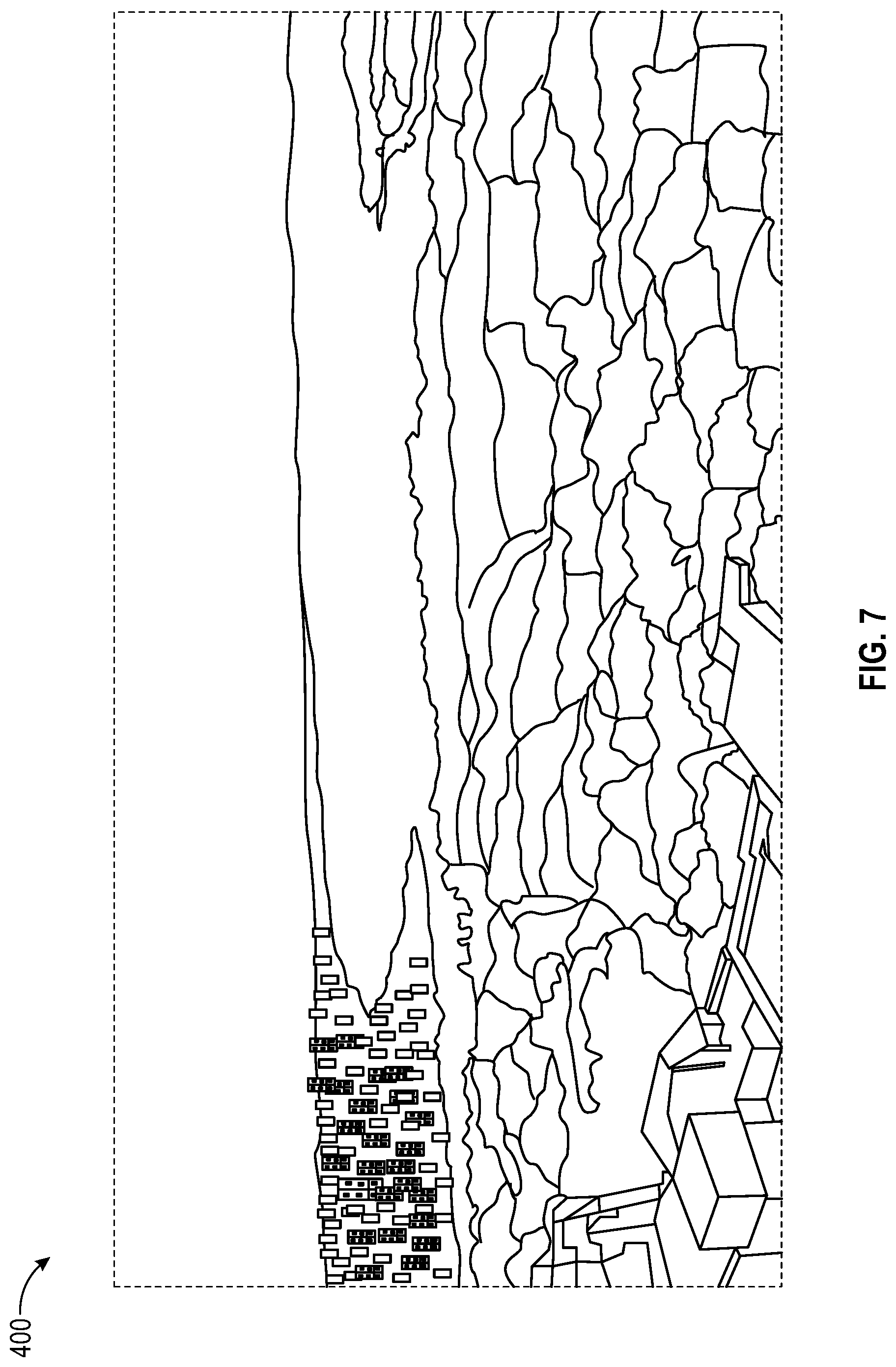 Patent US12322188 Figure 7 – System and method of capturing and processing exterior environment of a structure via an autonomous vehicle