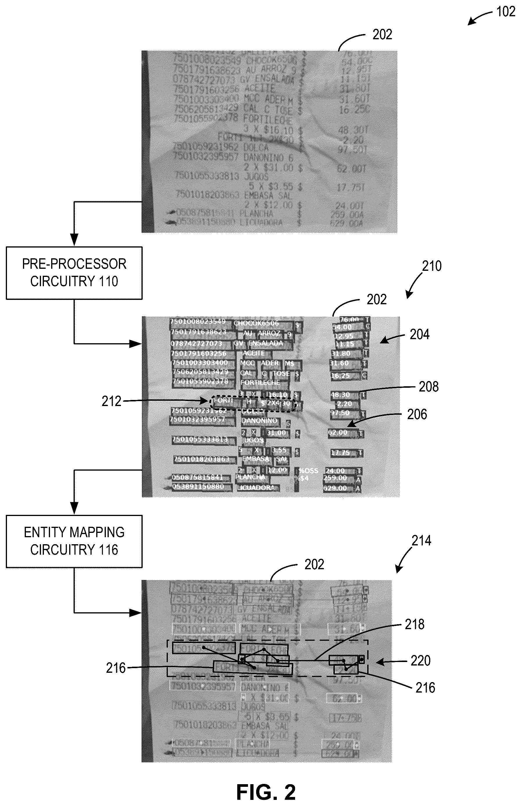 Patent US12322195 Figure 2 – Methods, systems, articles of manufacture, and apparatus to determine related content in a document