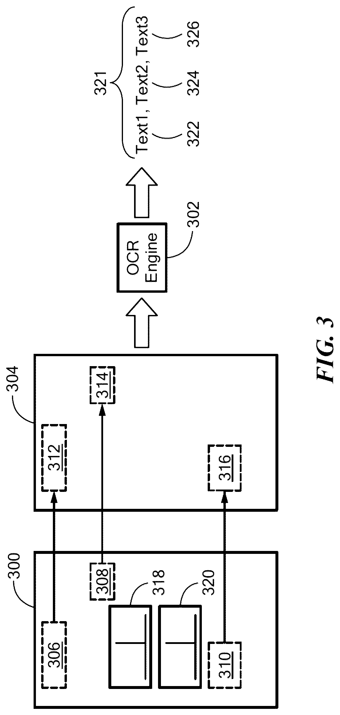 Patent US12322197 Figure 3 – Intelligent image segmentation prior to optical character recognition (OCR)