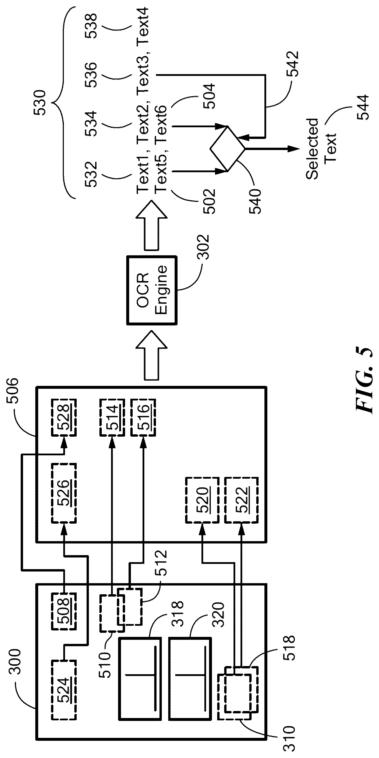 Patent US12322197 Figure 5 – Intelligent image segmentation prior to optical character recognition (OCR)