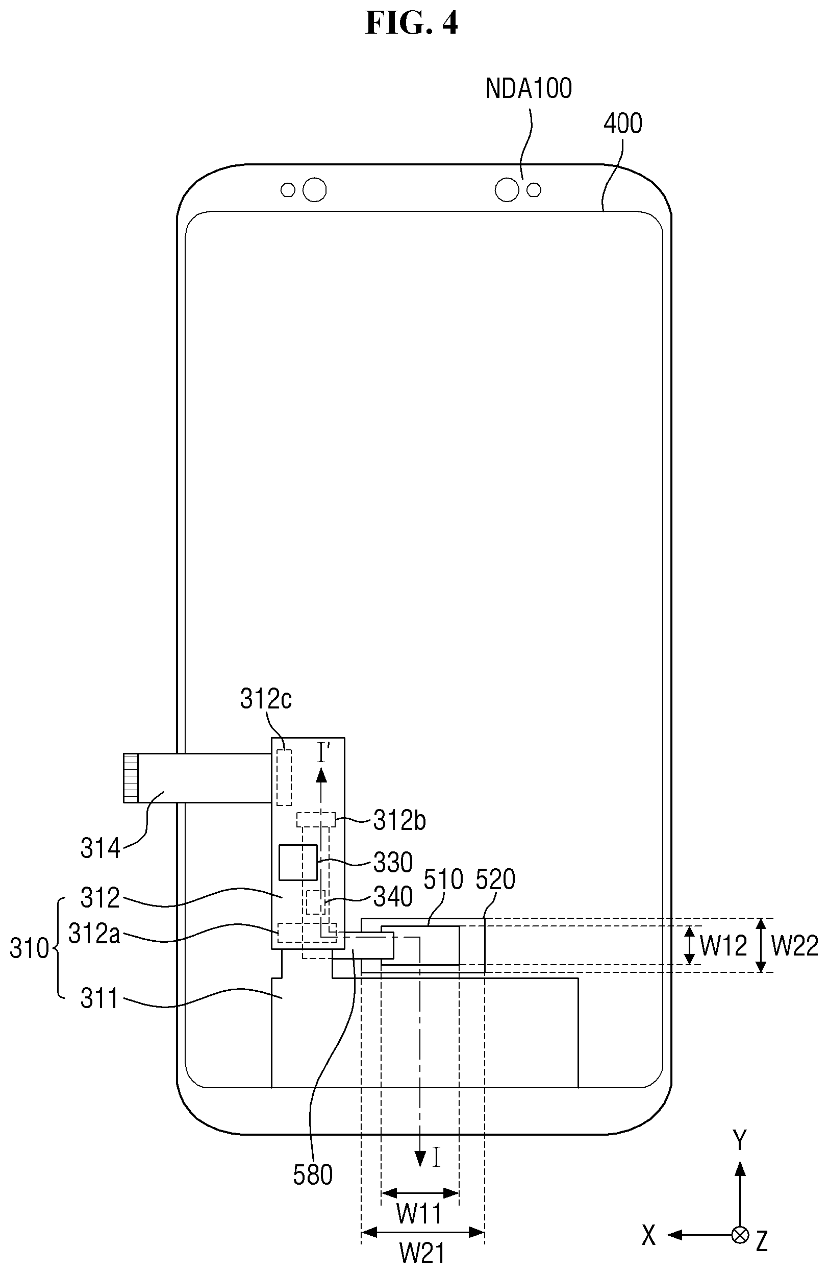 Patent US12322202 Figure 4 – Display device and method of driving the same