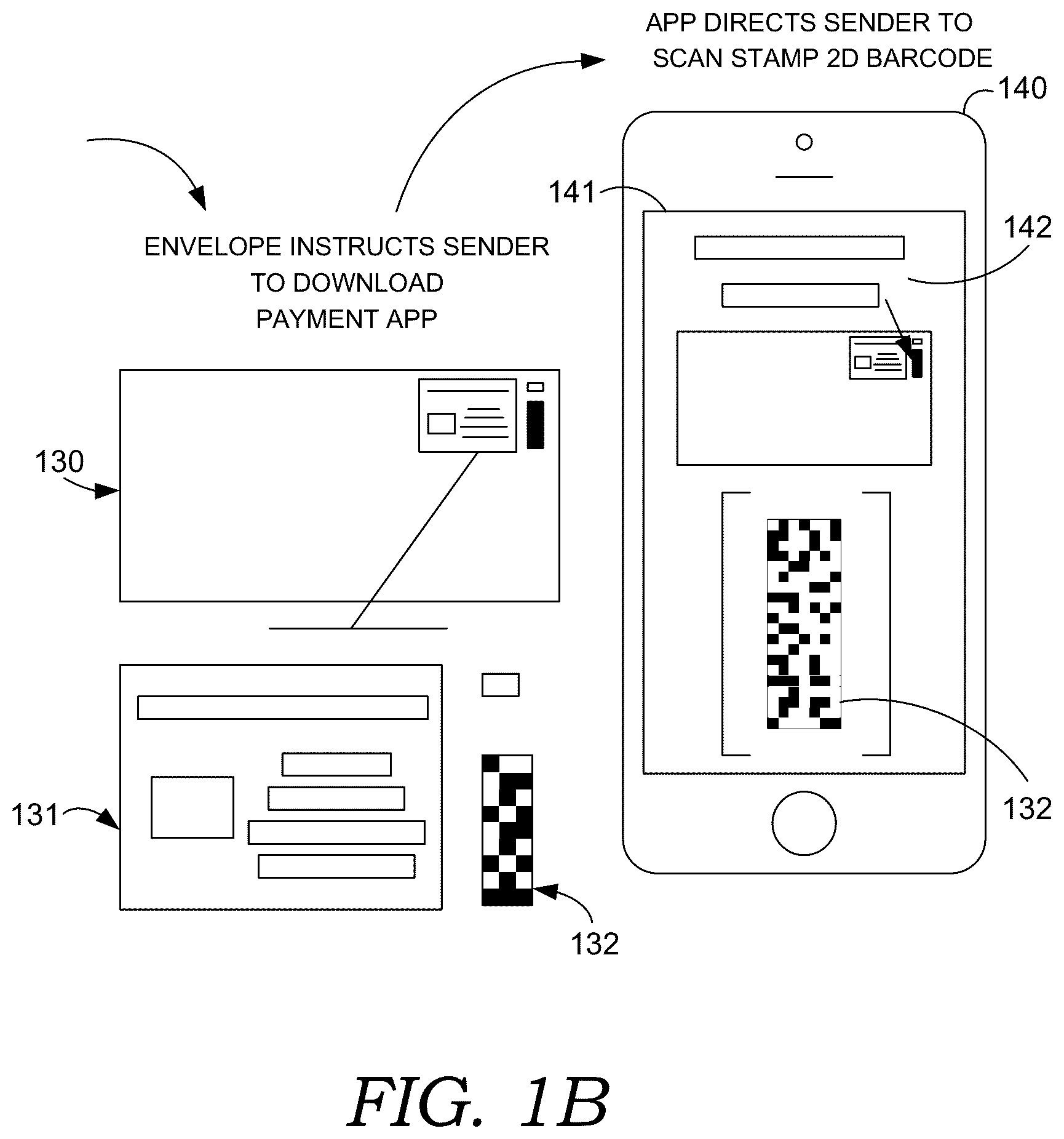 Patent US12322215 Figure 3 – Activatable postage