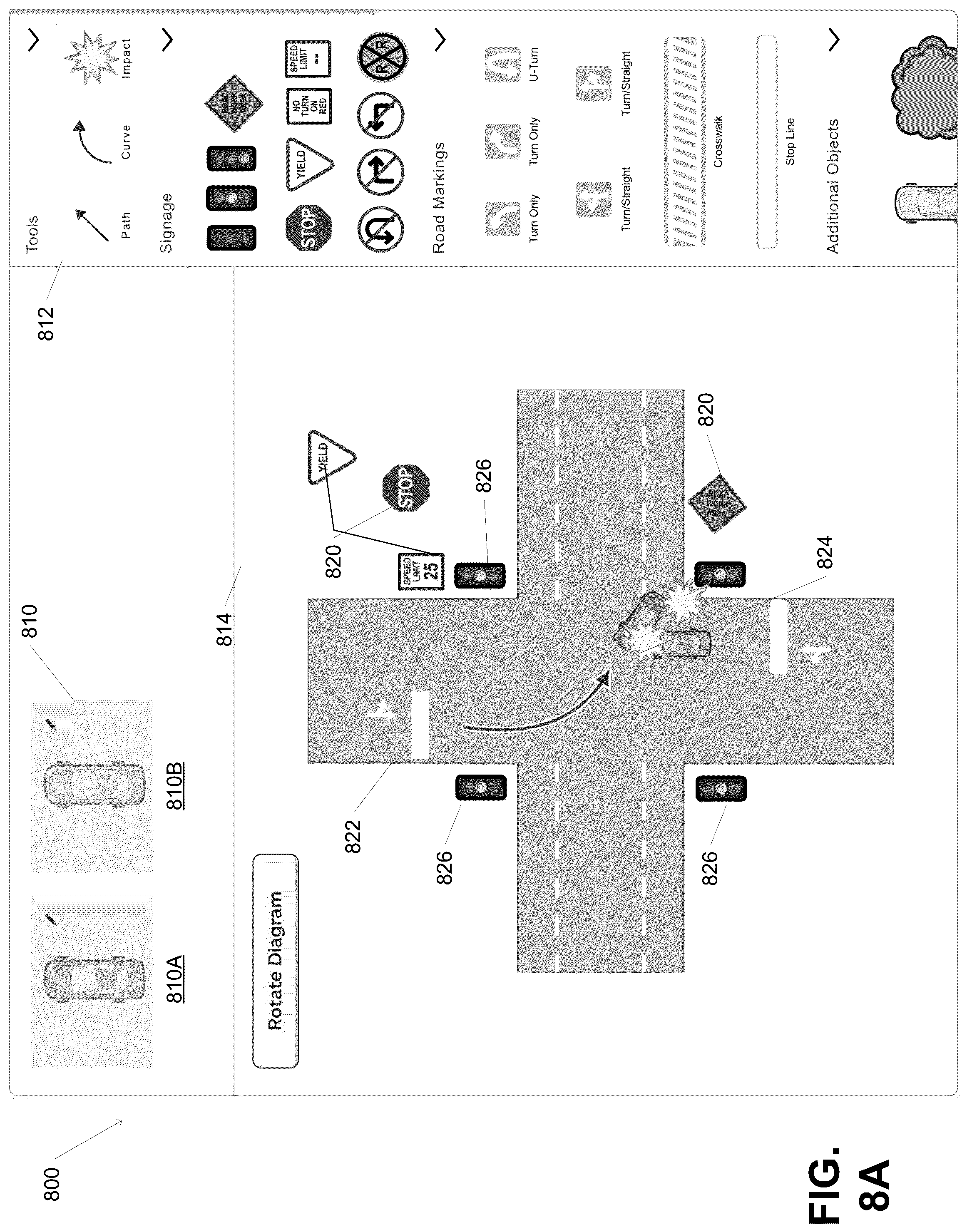 Patent US12322219 Figure 13 – System generated damage analysis using scene templates