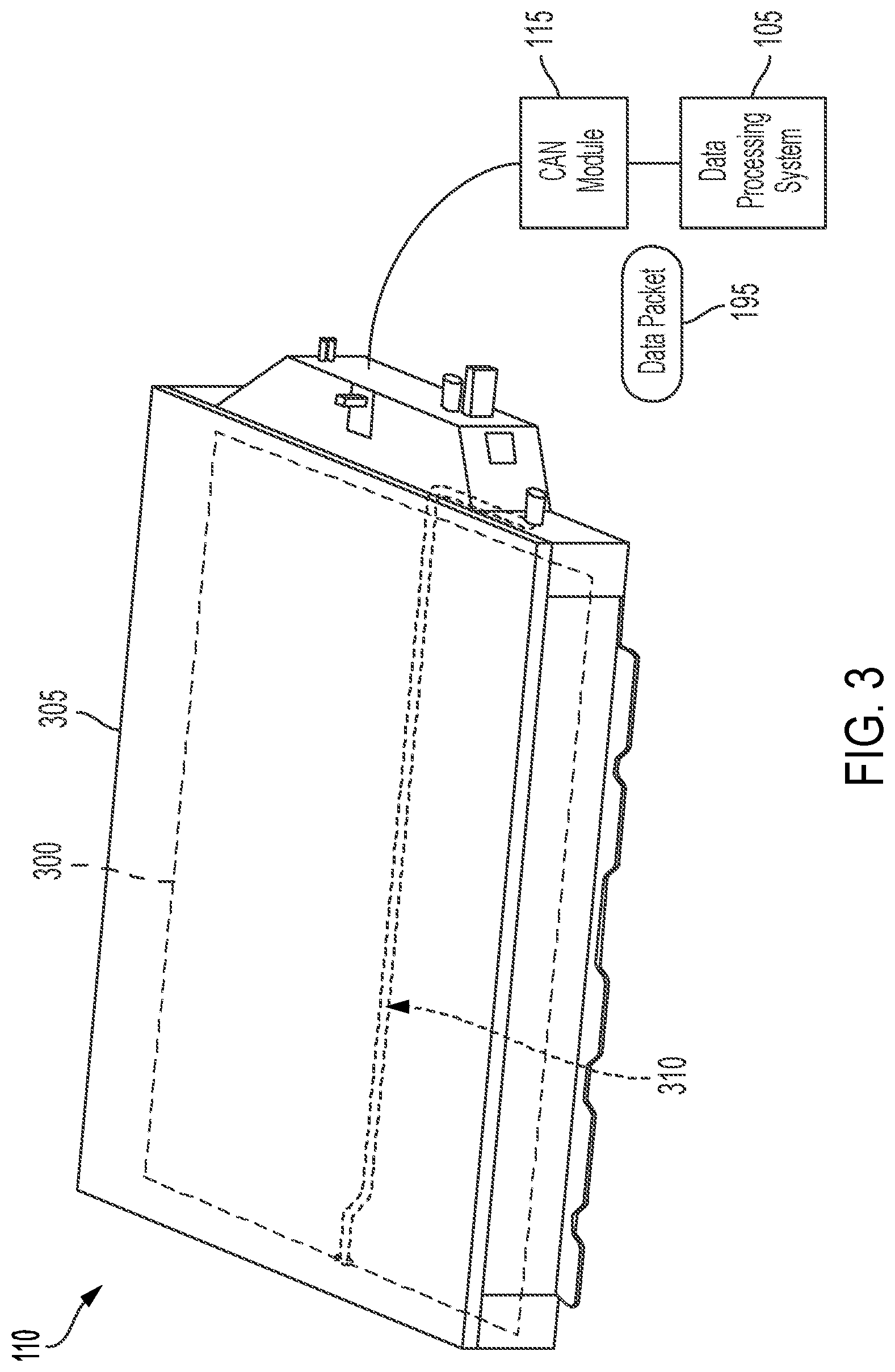 Patent US12322226 Figure 3 – Battery pack system