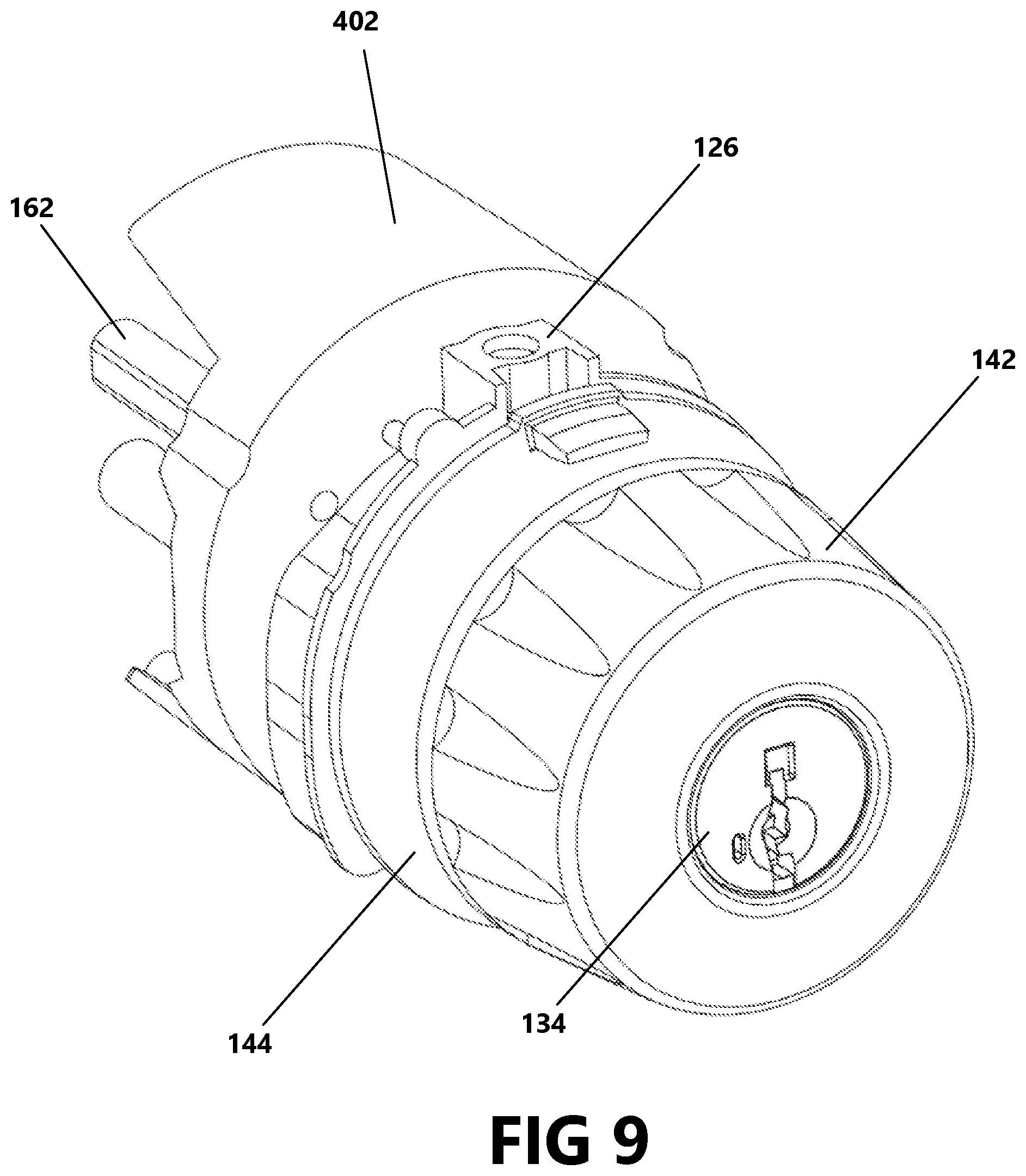 Patent US12322231 Figure 11 – Manual electronic deadbolt