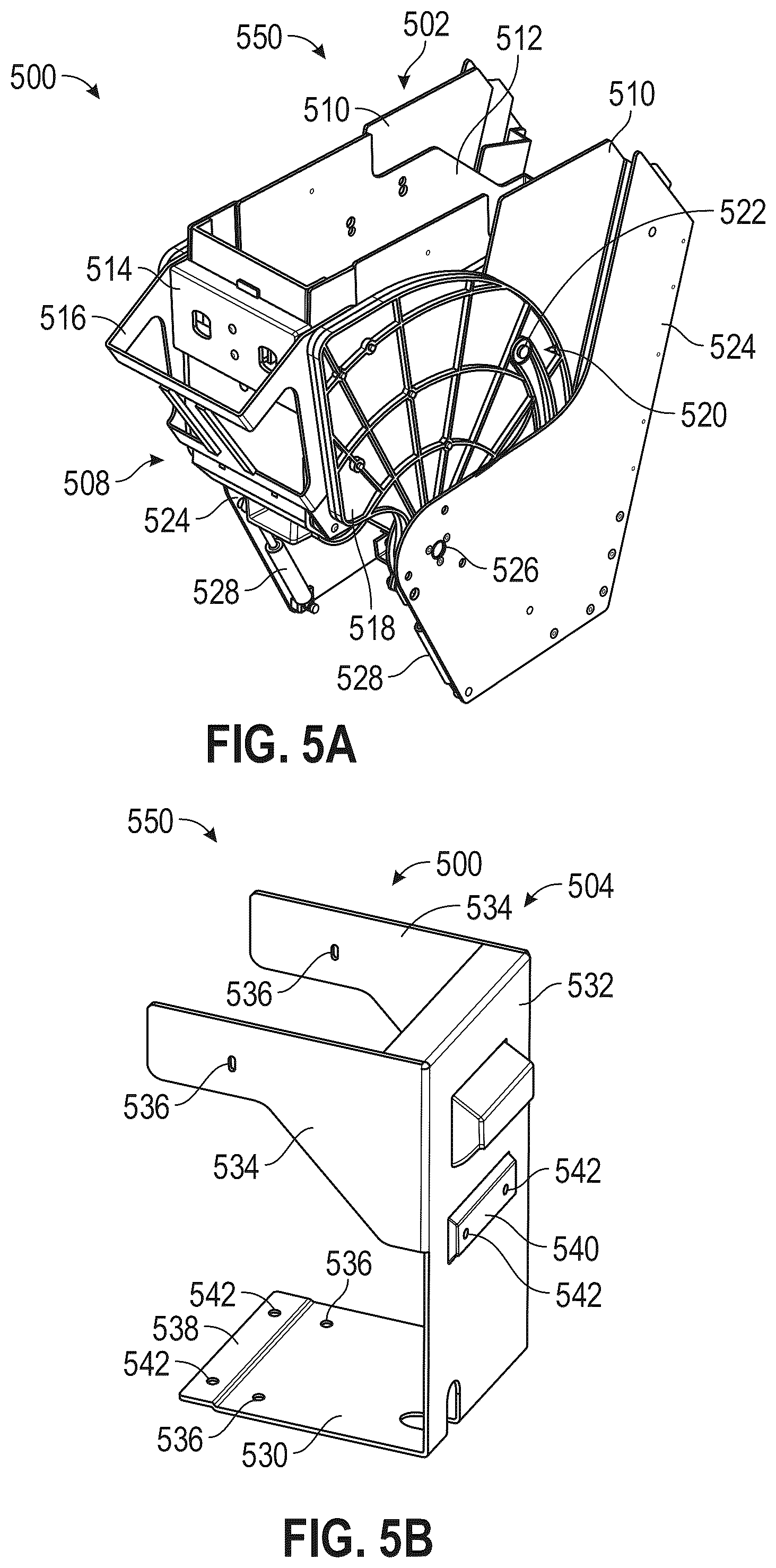Patent US12322235 Figure 7 – Bill validator mount for electronic gaming machines