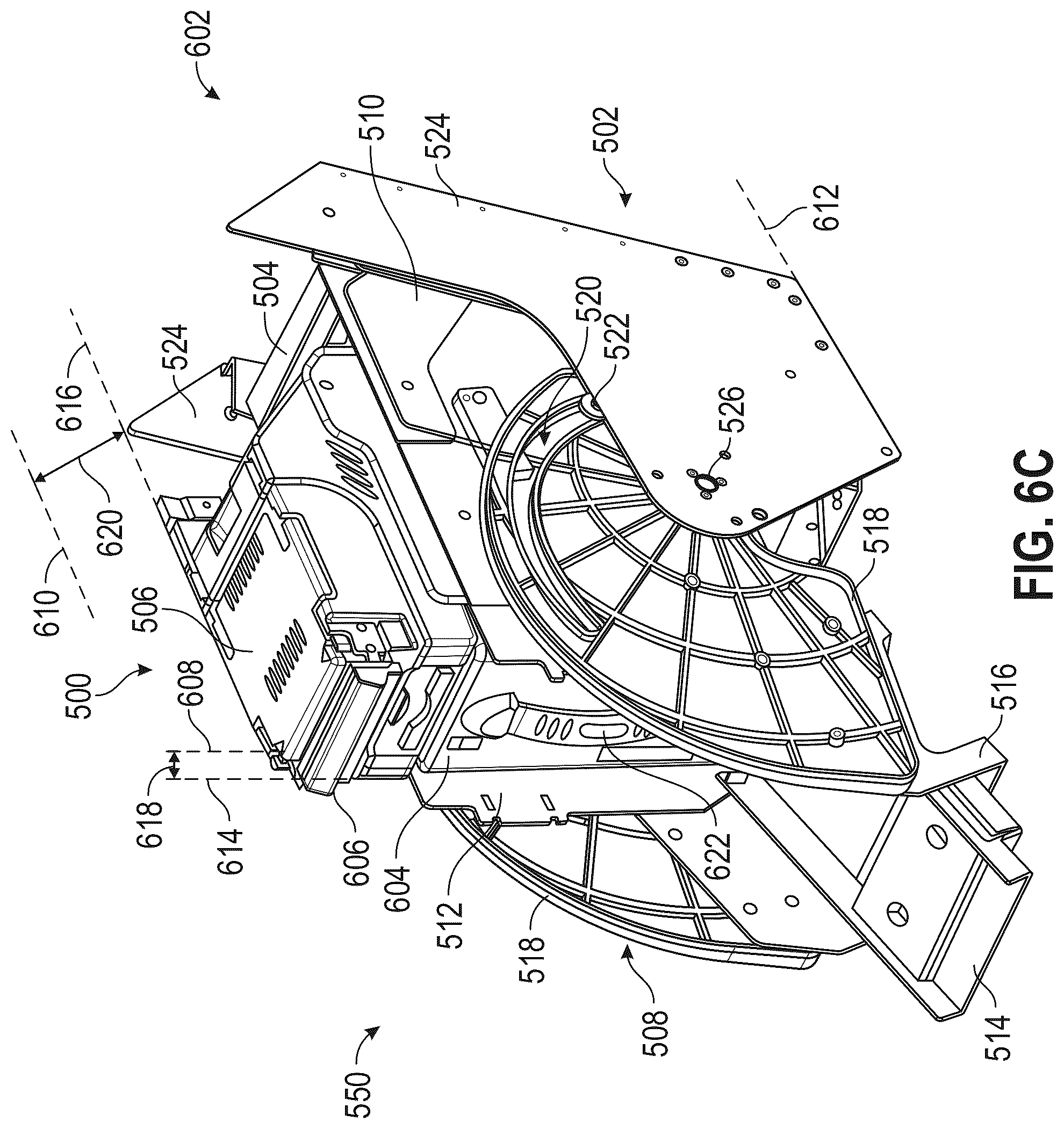 Patent US12322235 Figure 11 – Bill validator mount for electronic gaming machines