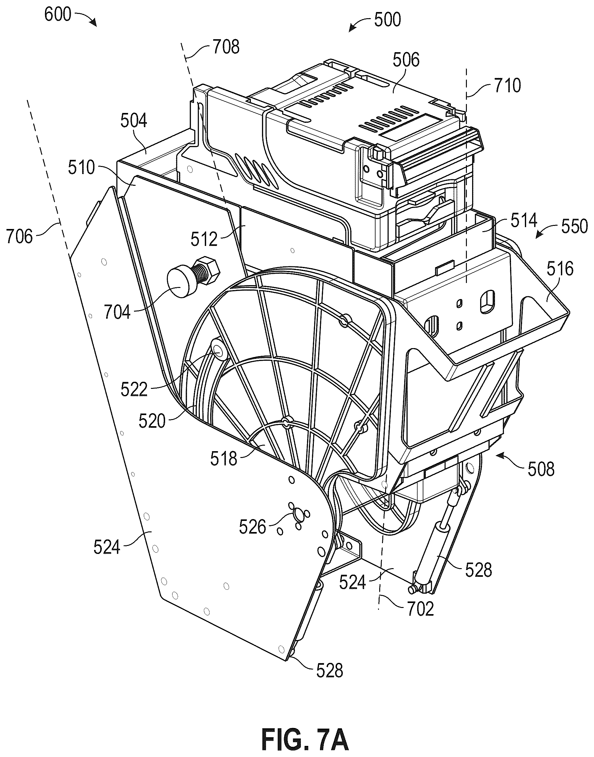 Patent US12322235 Figure 15 – Bill validator mount for electronic gaming machines