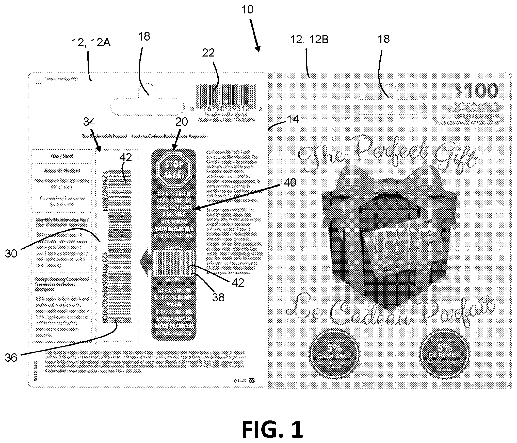 Patent US12322236 Figure 1 – Counterfeit preventative barcodes