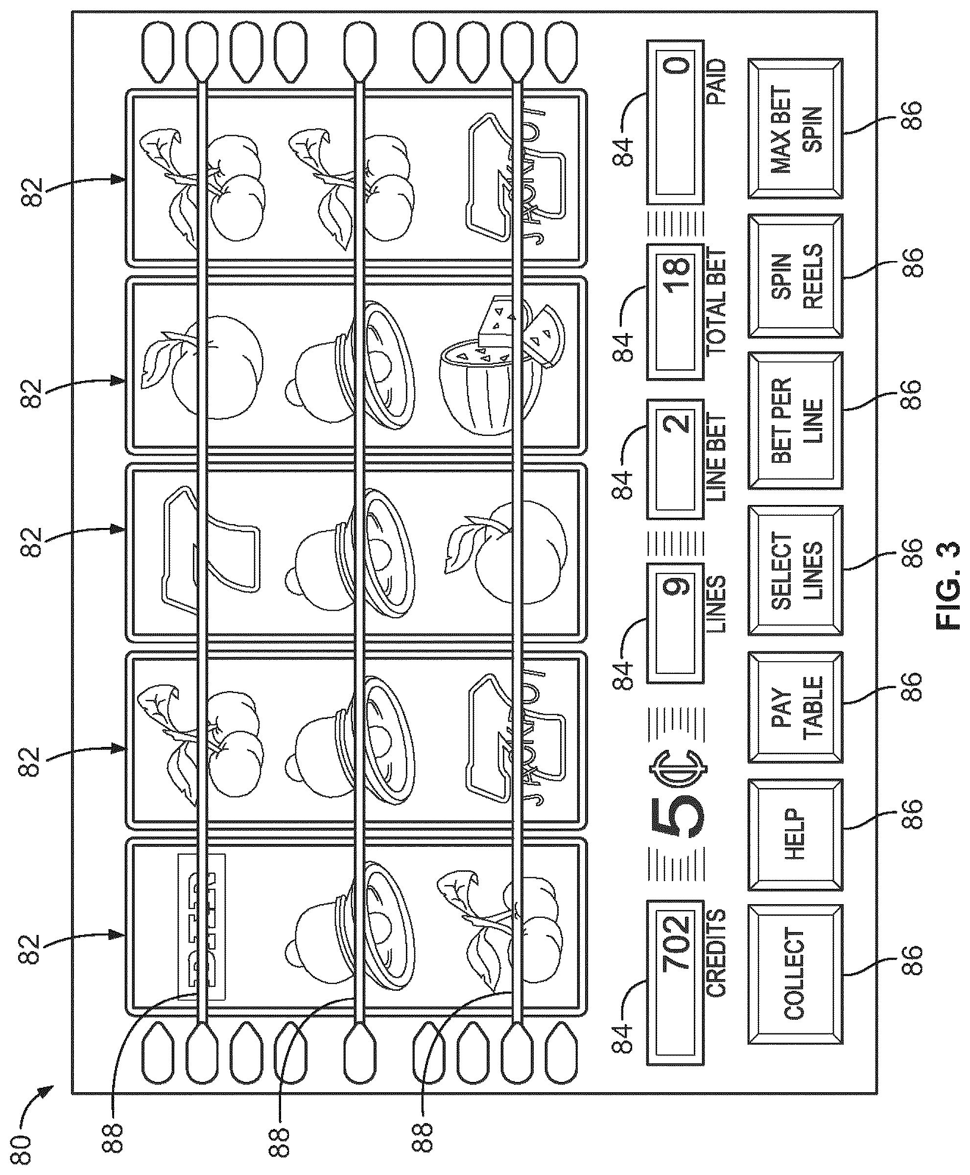 Patent US12322240 Figure 3 – Mechanical wheel with rotatable mechanical bezel