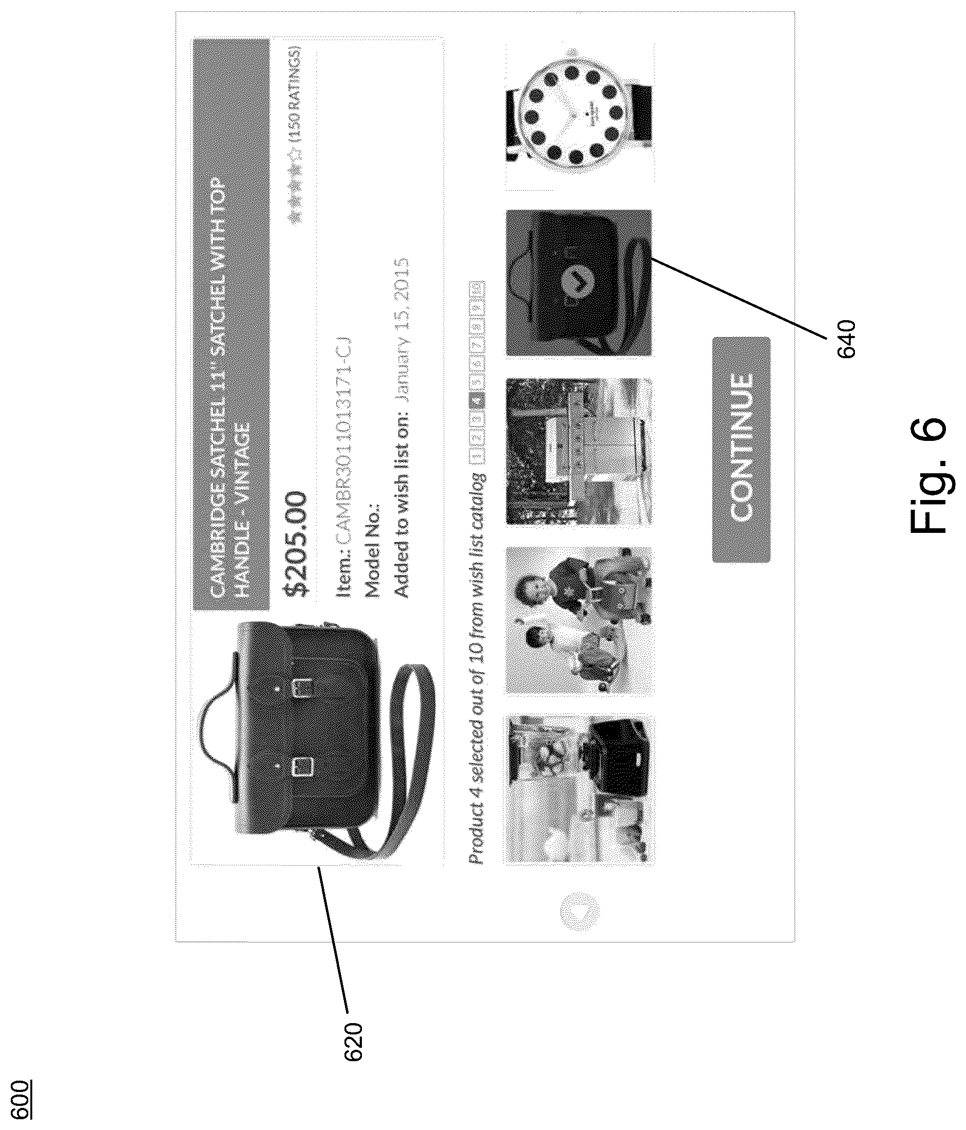 Patent US12322245 Figure 6 – System and method for on-line game based on consumer wish list