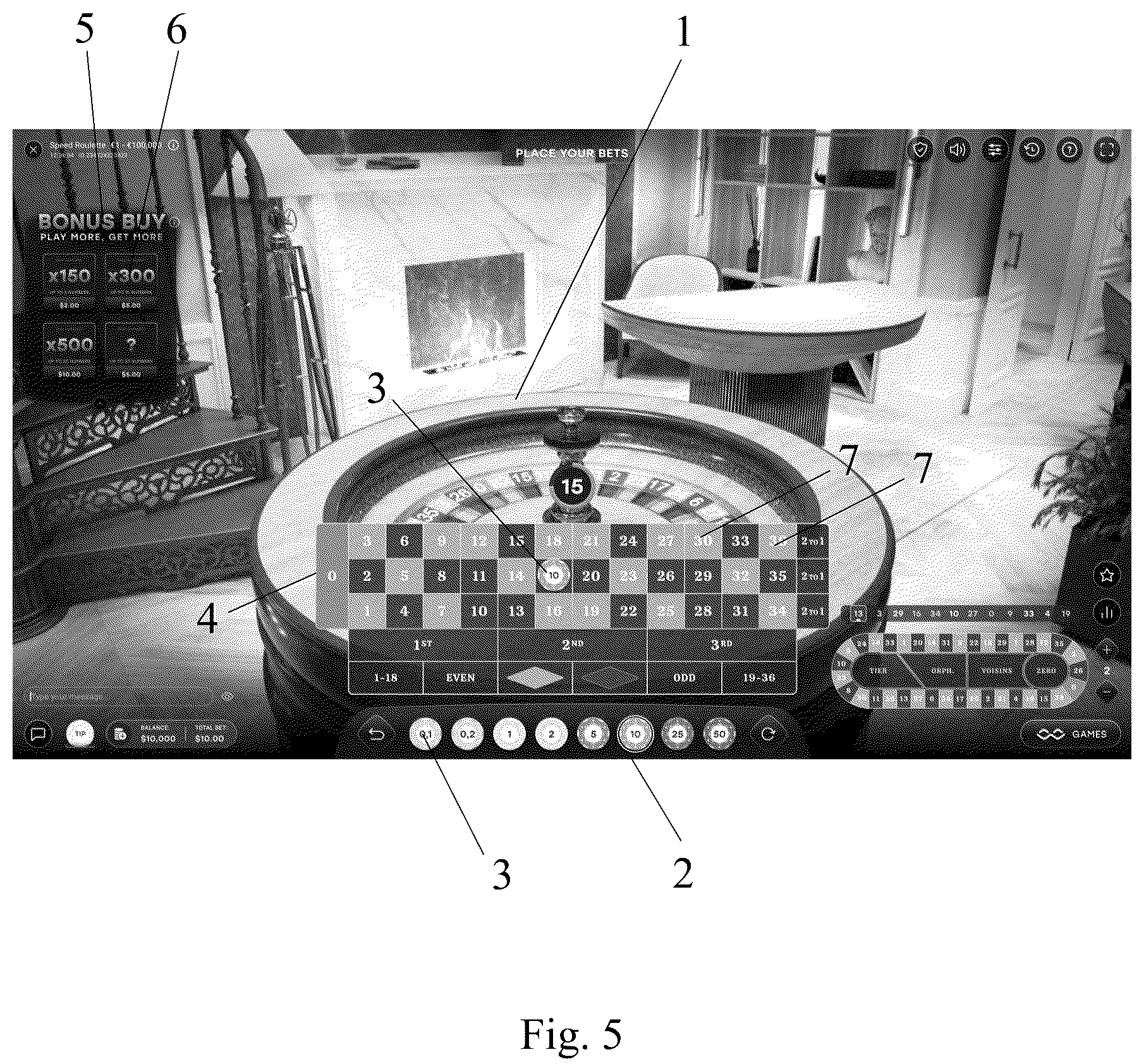 Patent US12322254 Figure 5 – Method of operating a gaming system