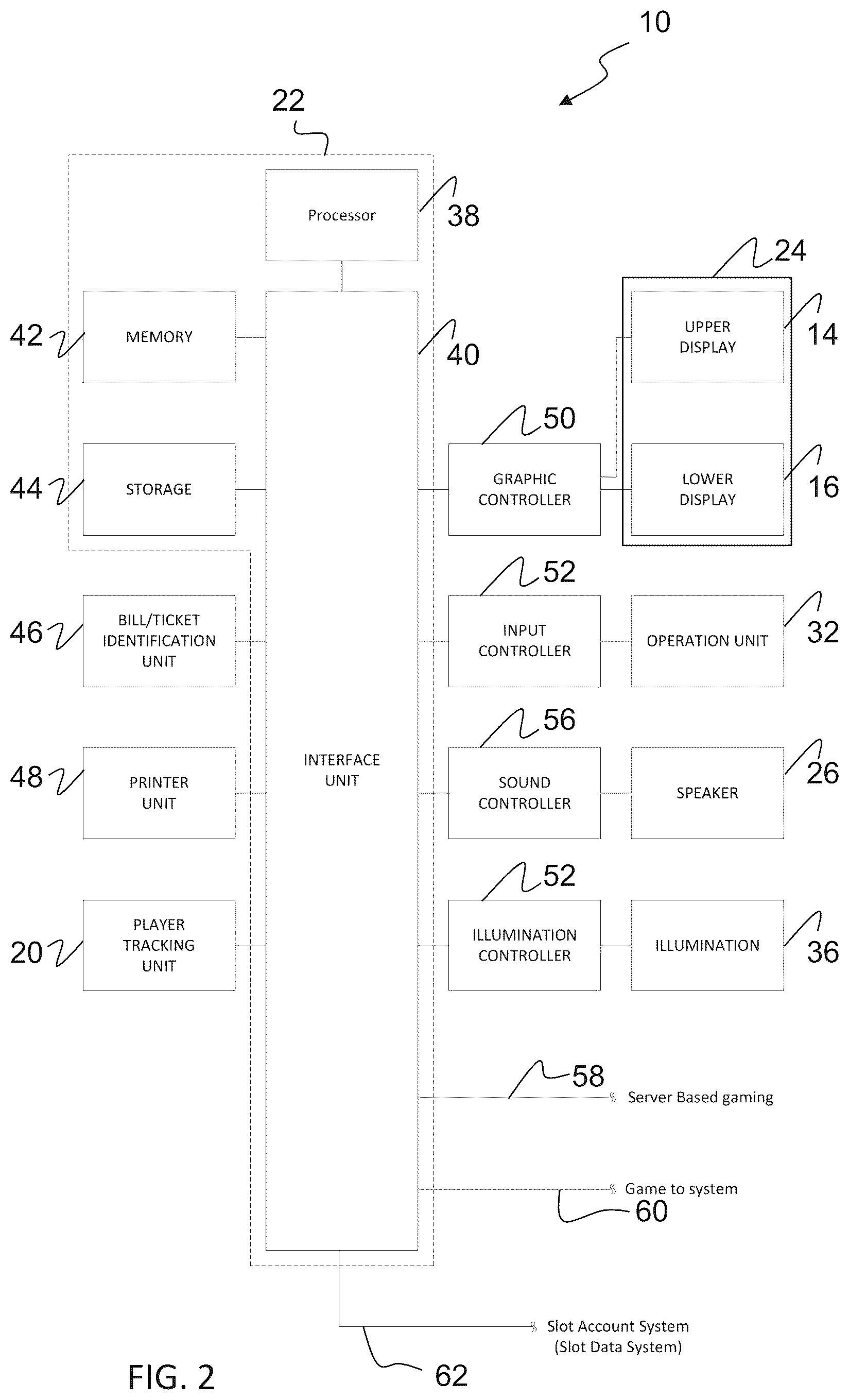Patent US12322257 Figure 5 – Gaming machine, control method for machine, and program for gaming machine