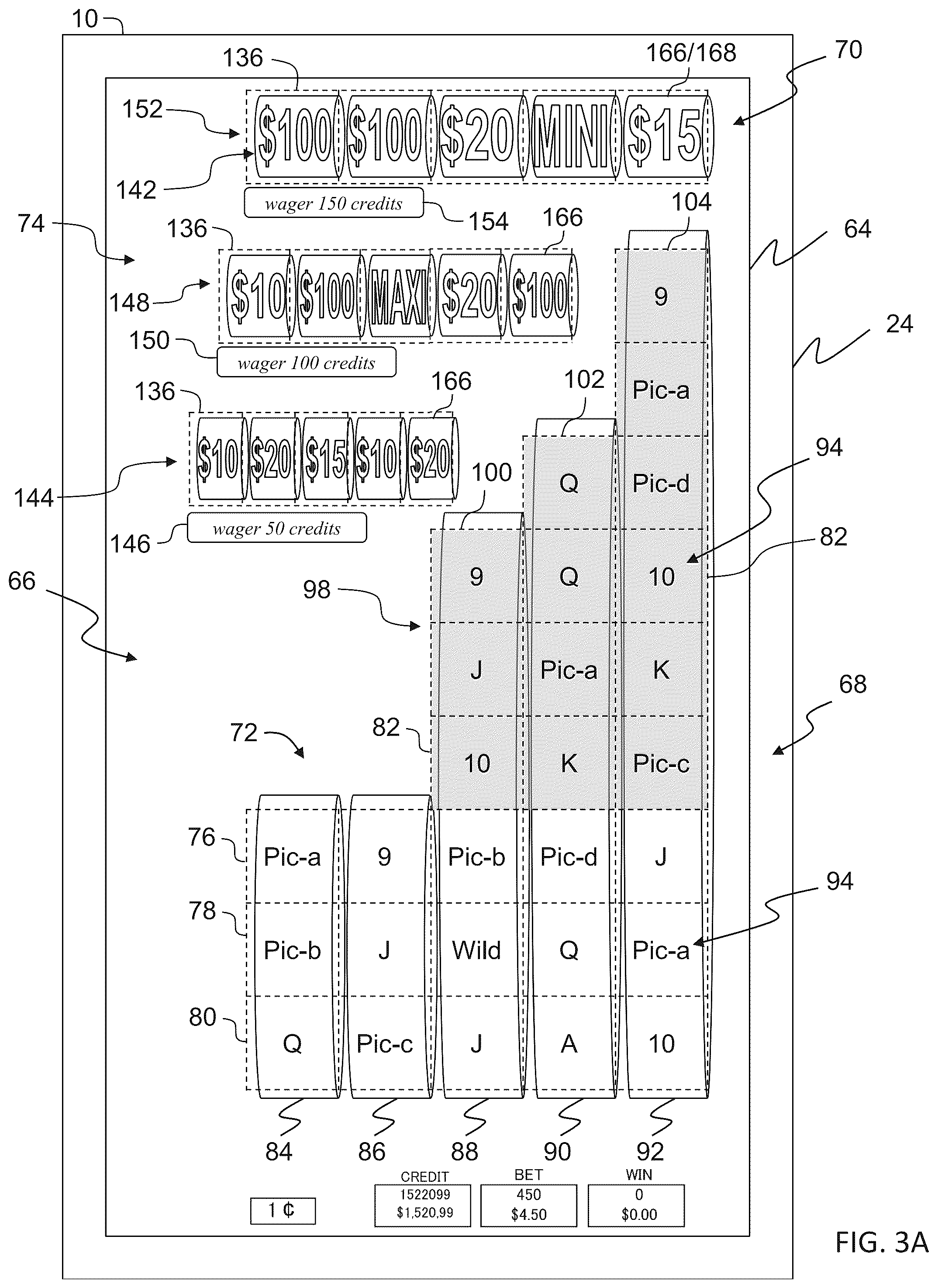 Patent US12322257 Figure 6 – Gaming machine, control method for machine, and program for gaming machine