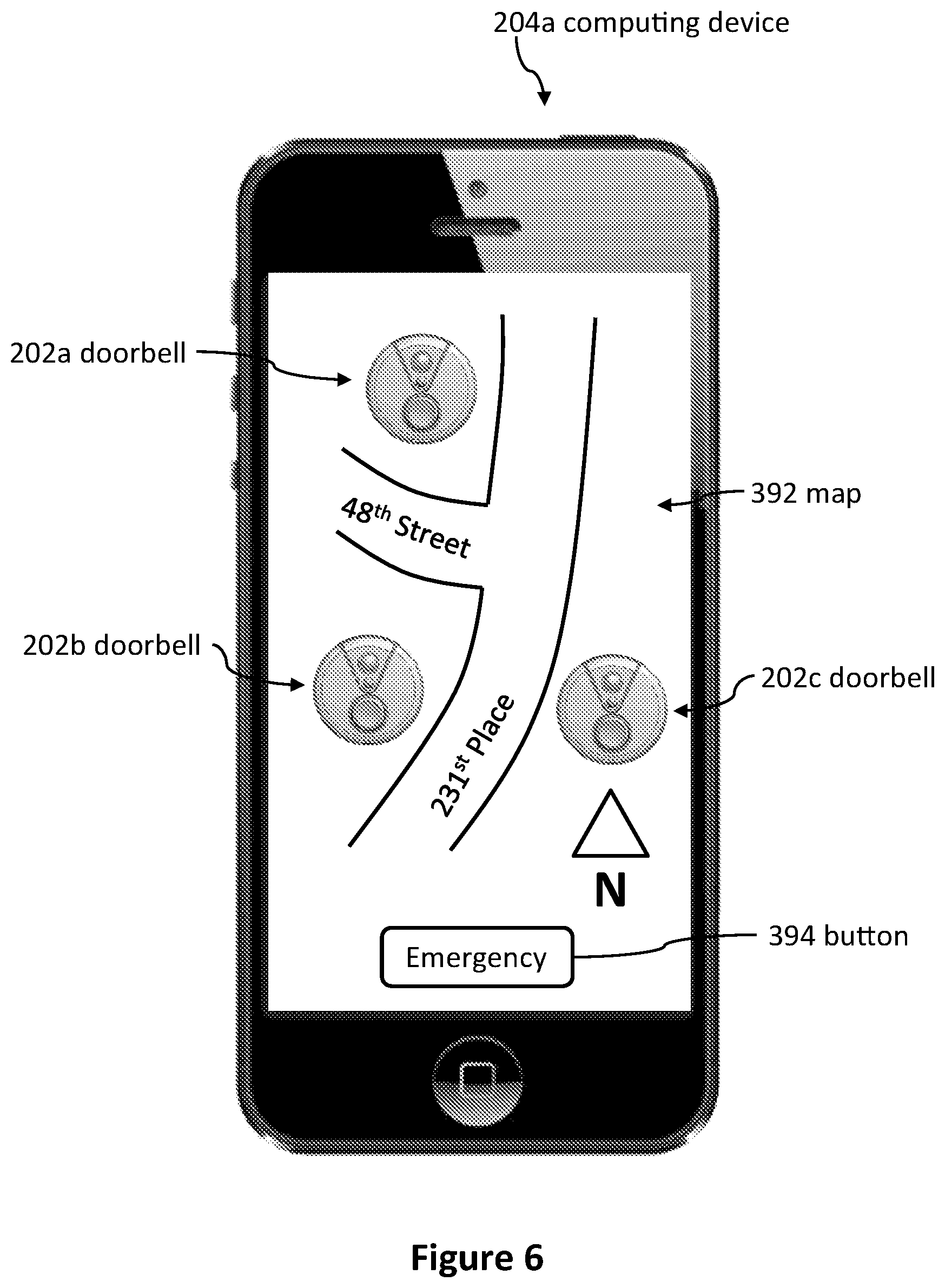 Patent US12322262 Figure 6 – Doorbell communities