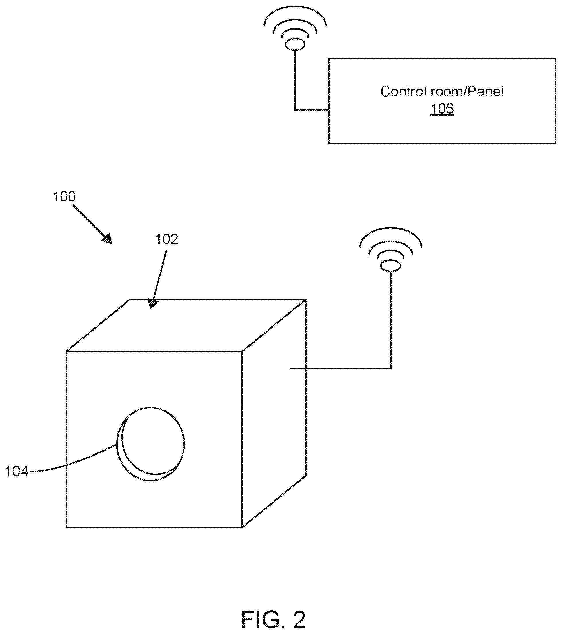 Patent US12322263 Figure 2 – Wireless low-power flame detector