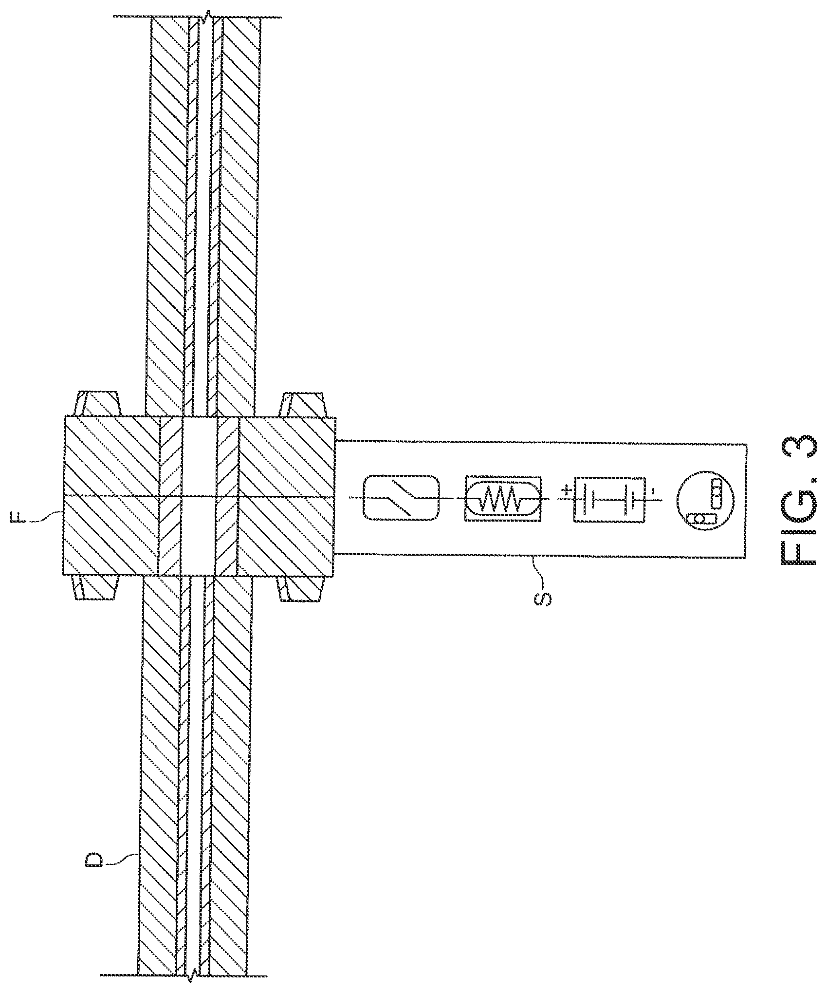 Patent US12322266 Figure 3 – Monitoring chemicals and gases along pipes, valves and flanges