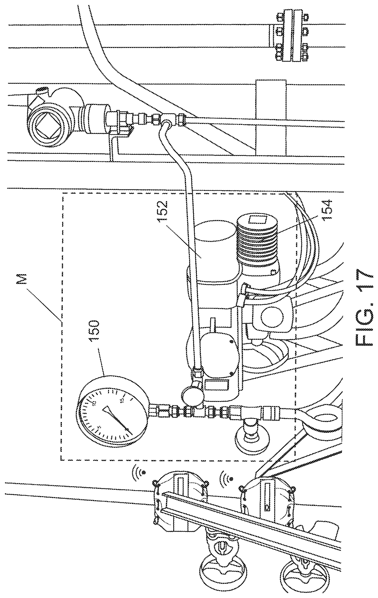 Patent US12322266 Figure 13 – Monitoring chemicals and gases along pipes, valves and flanges