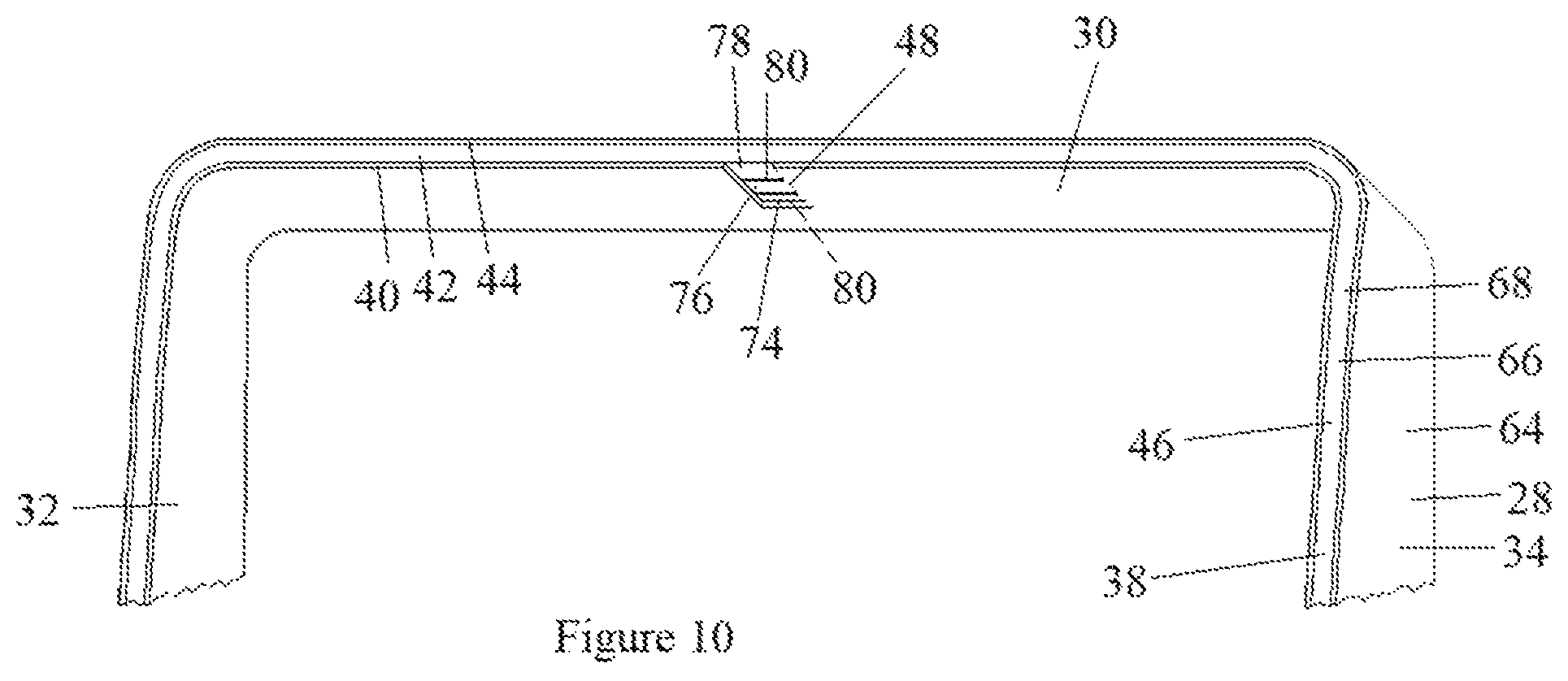 Patent US12322268 Figure 10 – Fluid dispenser with illuminable cover