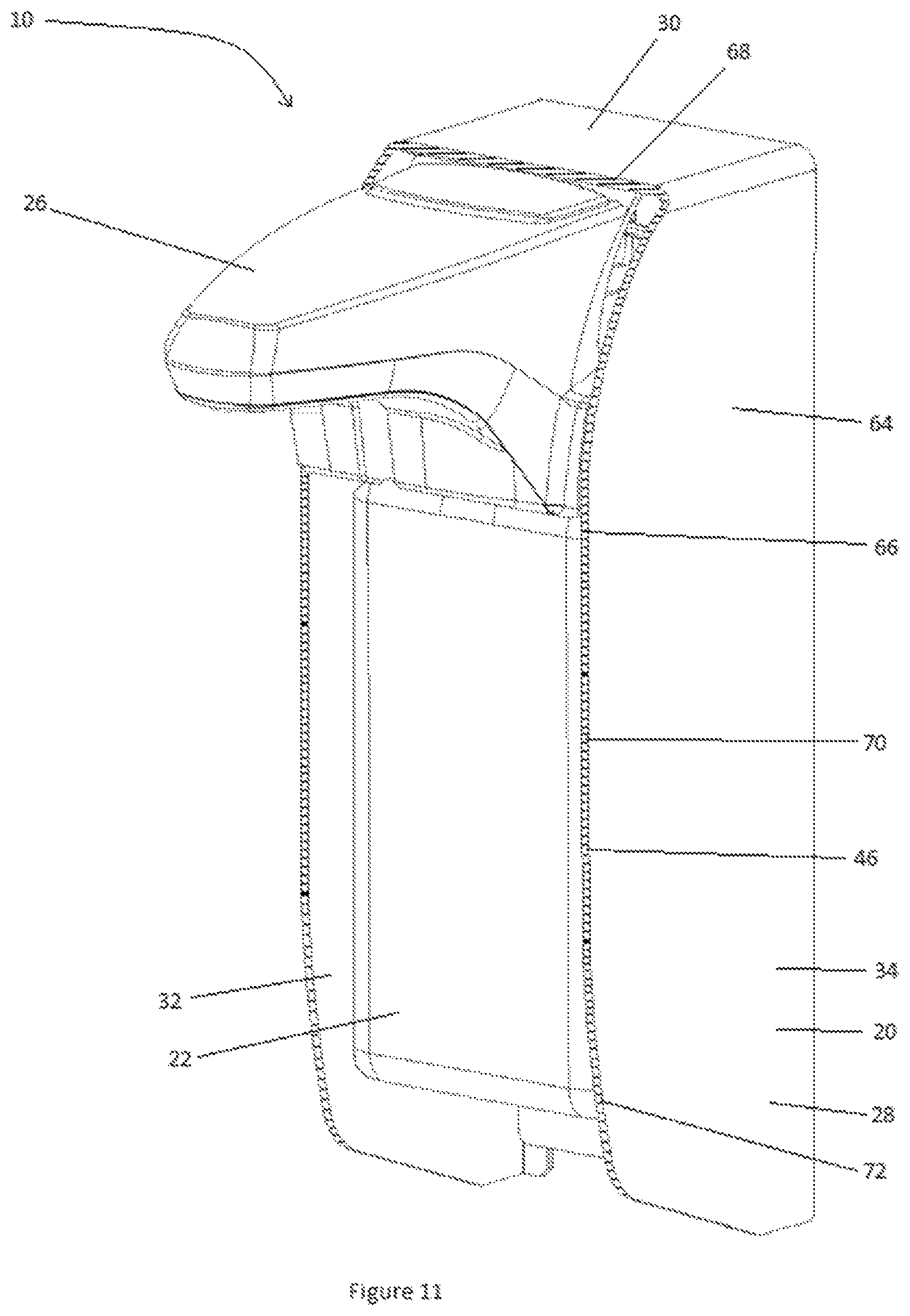 Patent US12322268 Figure 11 – Fluid dispenser with illuminable cover