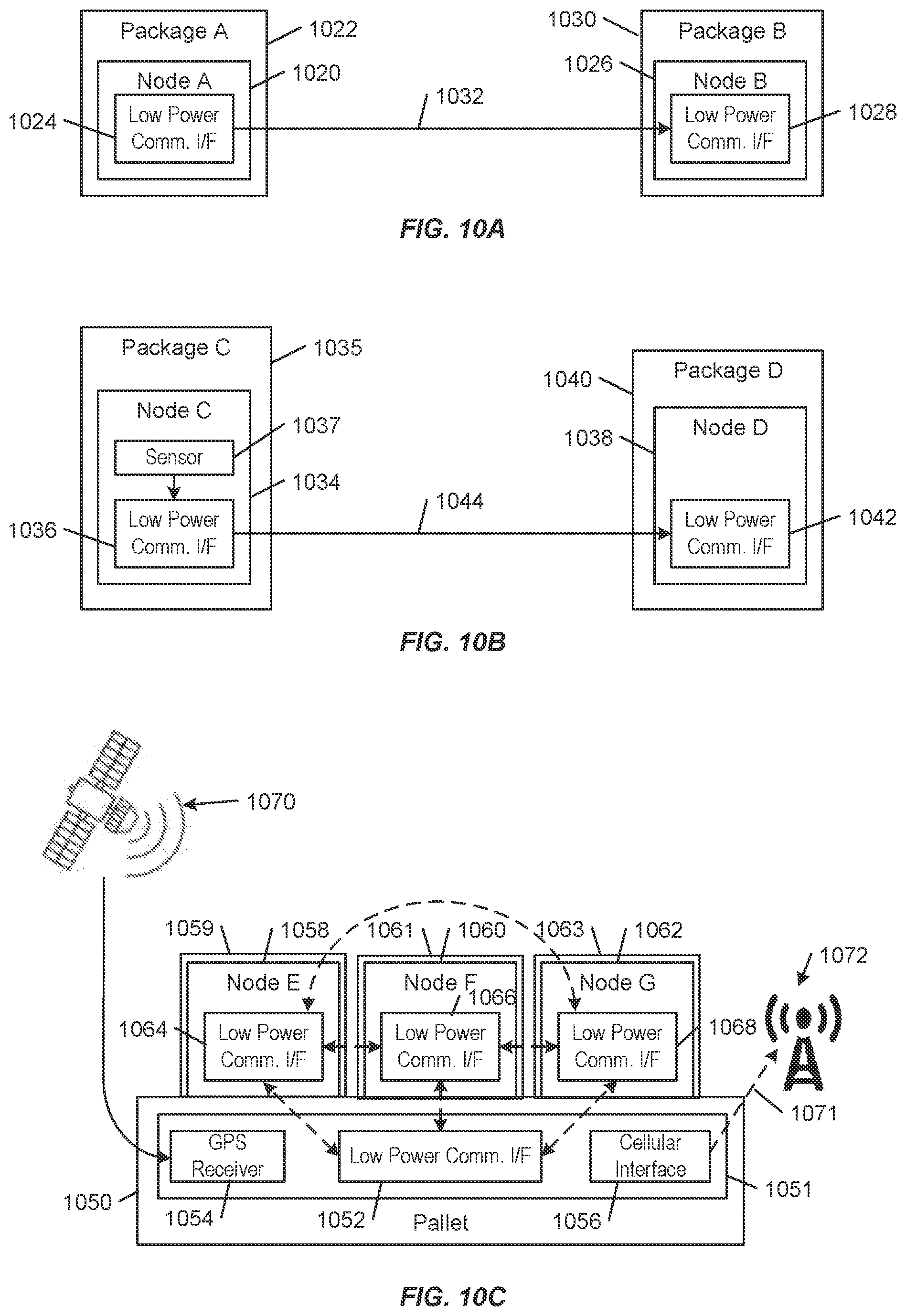 Patent US12322269 Figure 10 – Wireless tracking belts for asset tracking