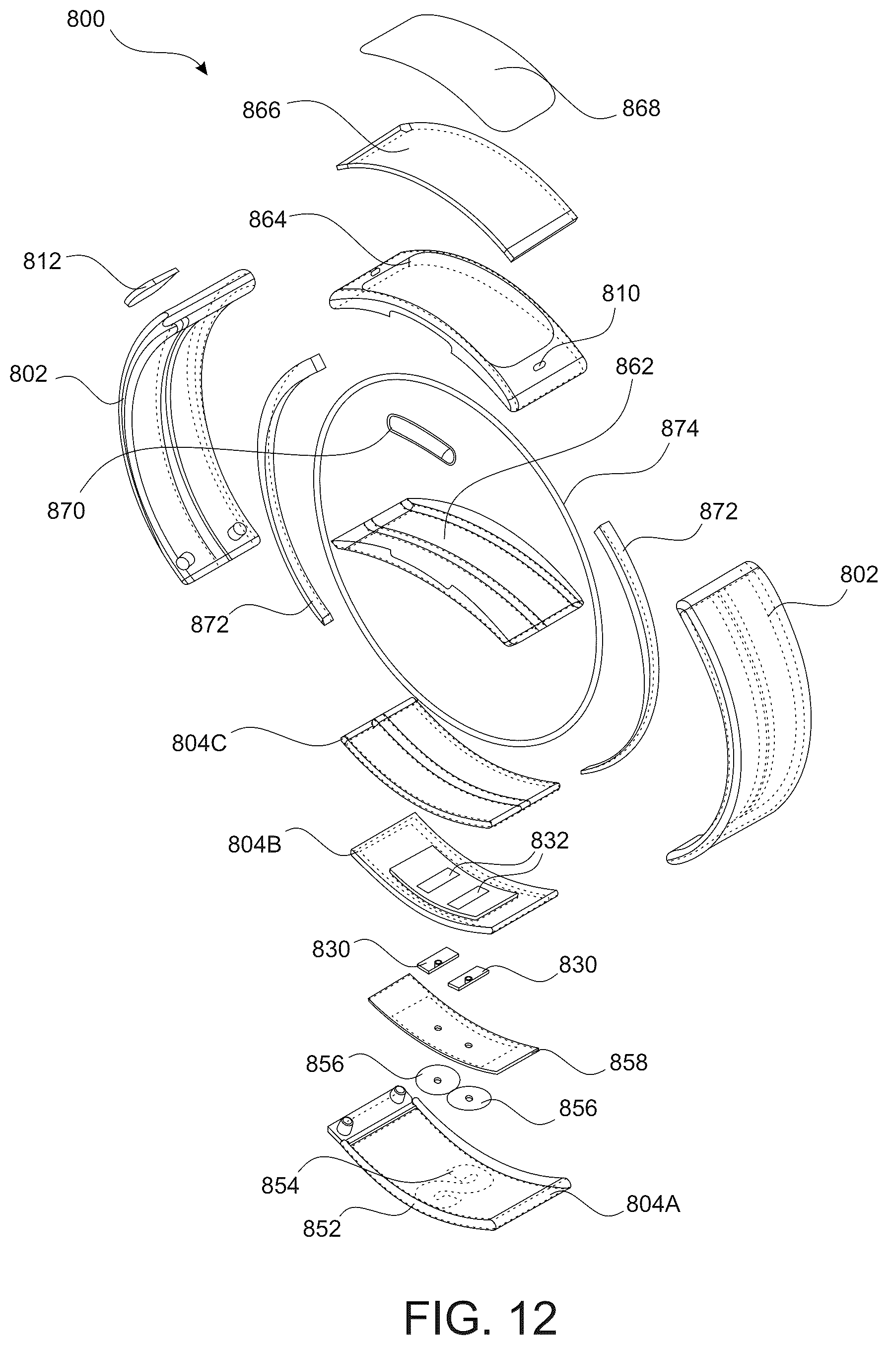 Patent US12322273 Figure 13 – Wearable device and method for backfeed communication for personal security