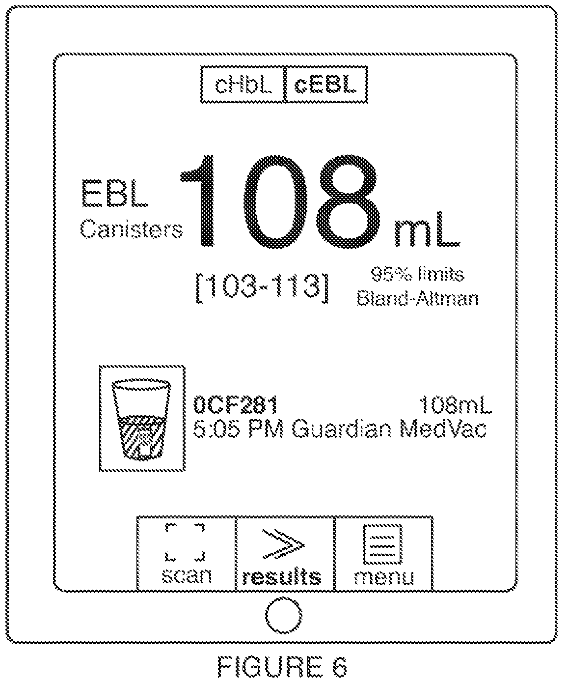 Patent US12322275 Figure 13 – Method for estimating a quantity of a blood component in a fluid receiver and corresponding error