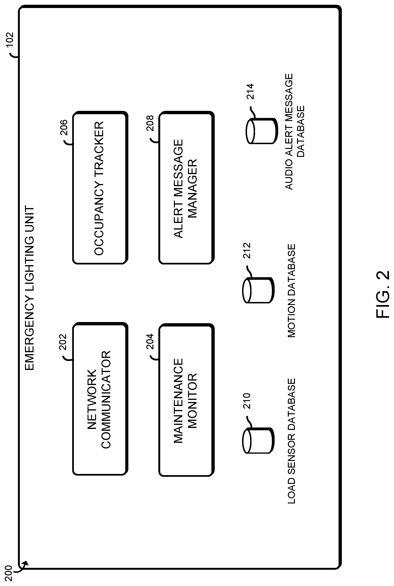 Patent US12322277 Figure 2 – Intelligent emergency evacuation system