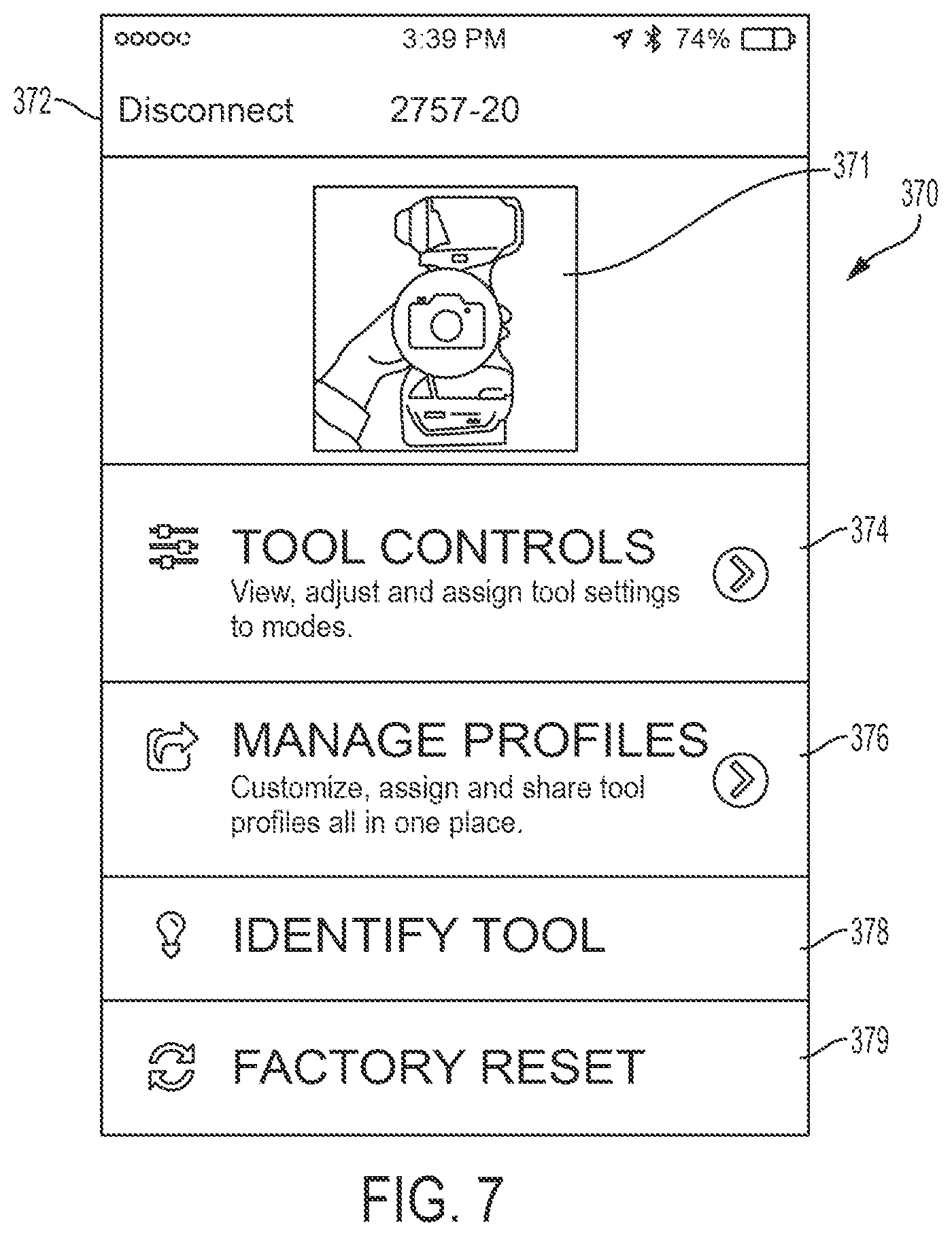 Patent US12322280 Figure 8 – Power tool profile sharing and permissions