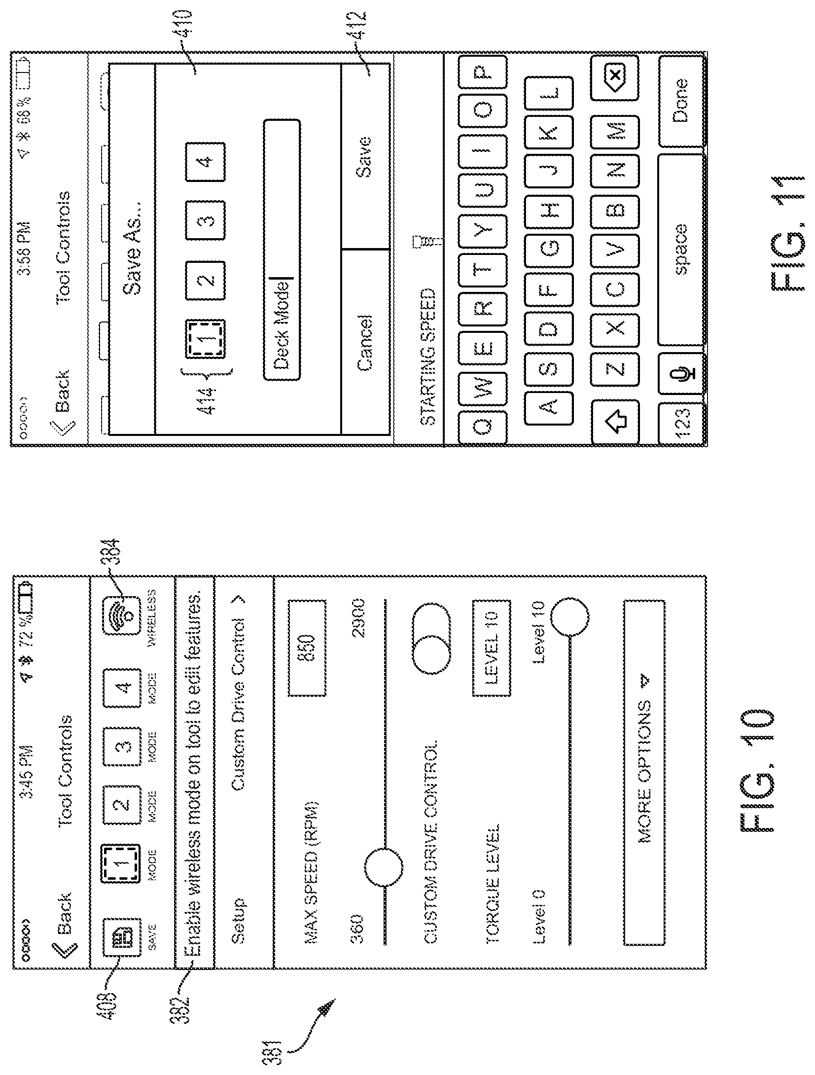 Patent US12322280 Figure 11 – Power tool profile sharing and permissions