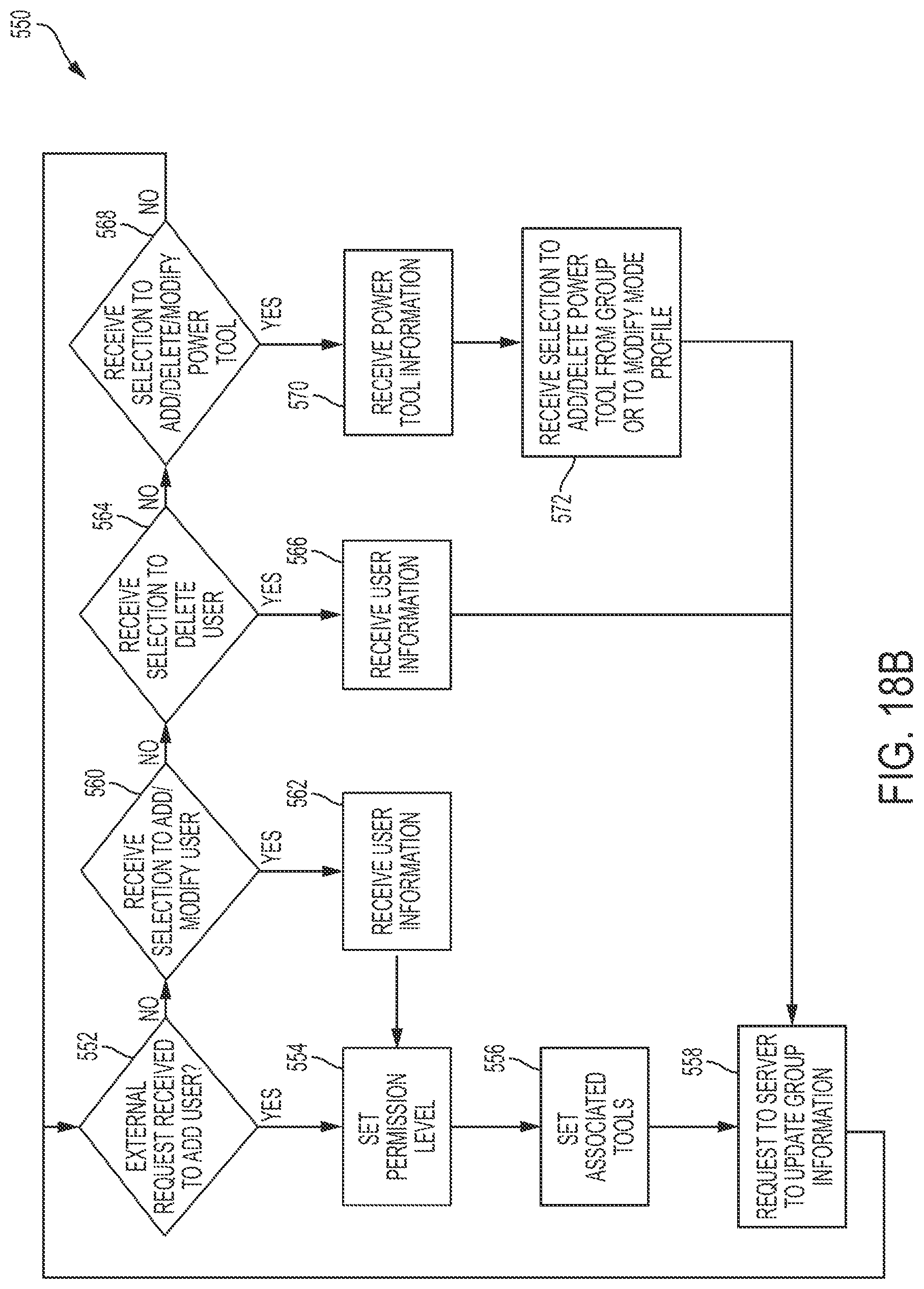 Patent US12322280 Figure 20 – Power tool profile sharing and permissions