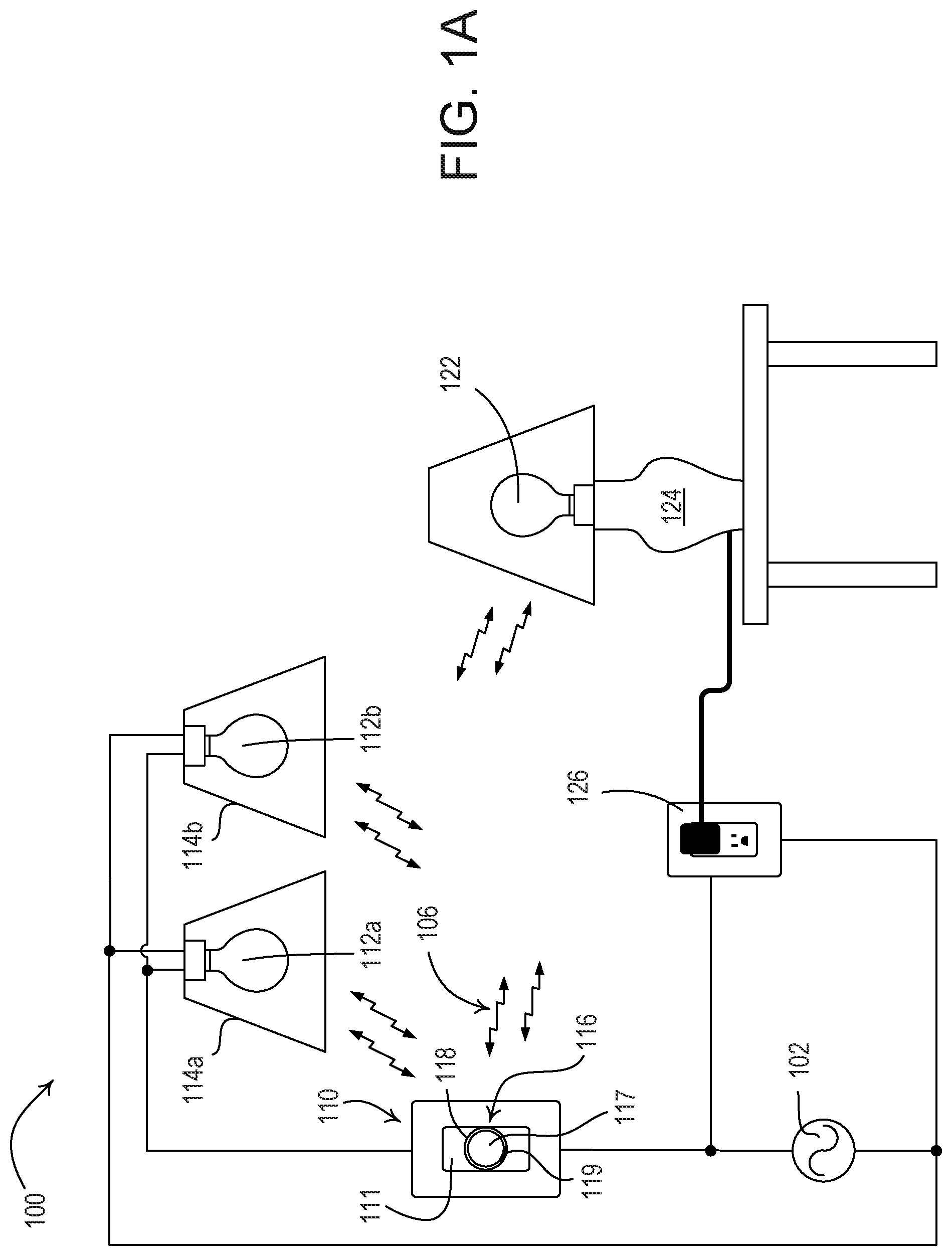 Patent US12322281 Figure 1 – Controlling groups of electrical loads
