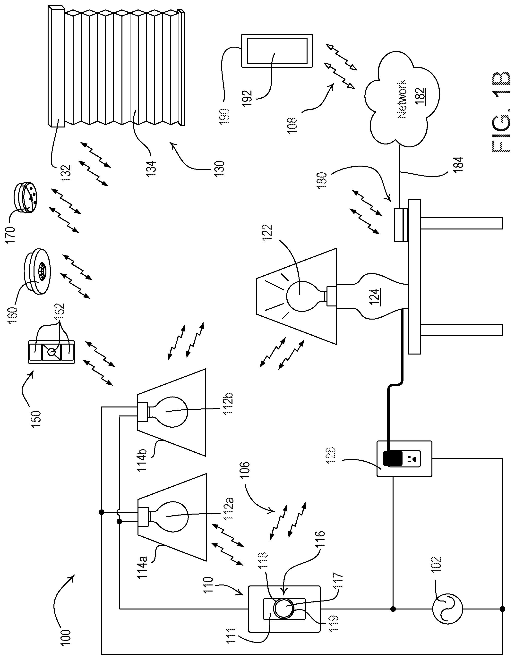 Patent US12322281 Figure 2 – Controlling groups of electrical loads
