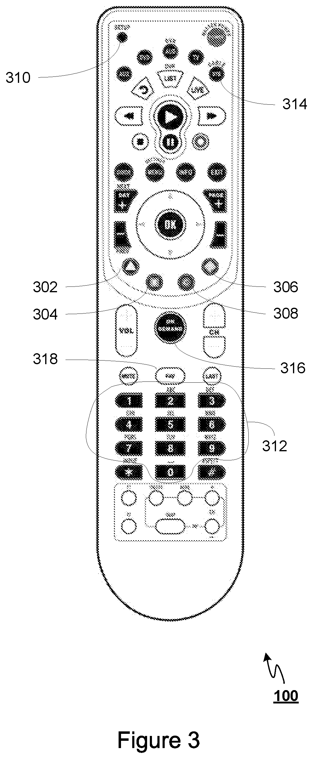 Patent US12322282 Figure 3 – System and method for rapid configuration of a universal controlling device